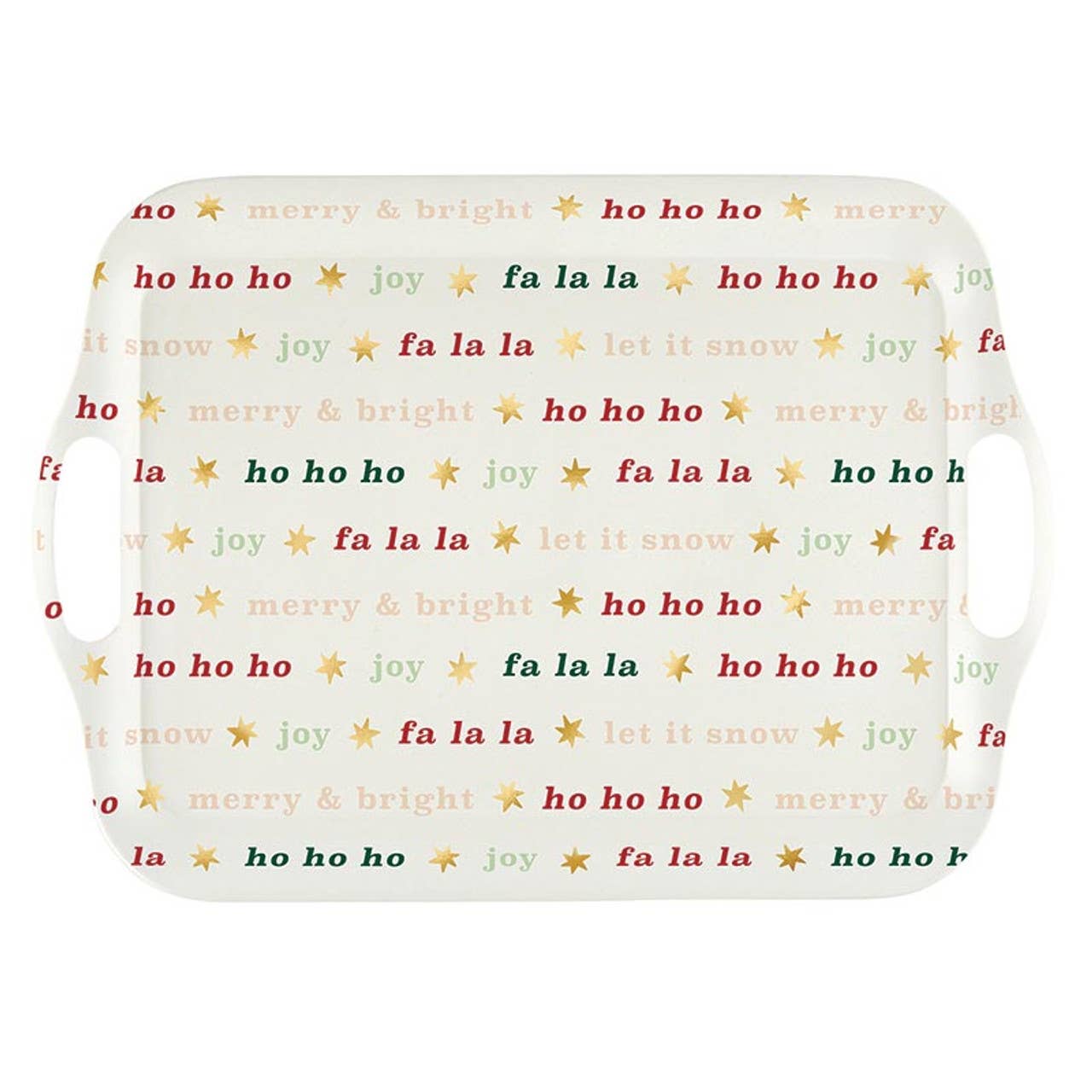 Bamboo Tray - Christmas
