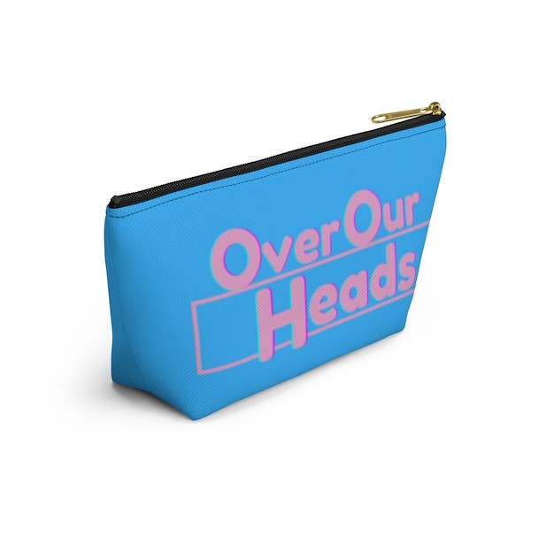 Over Our Heads Tote Bag & Matching Cosmetic Bag - 16 Inches