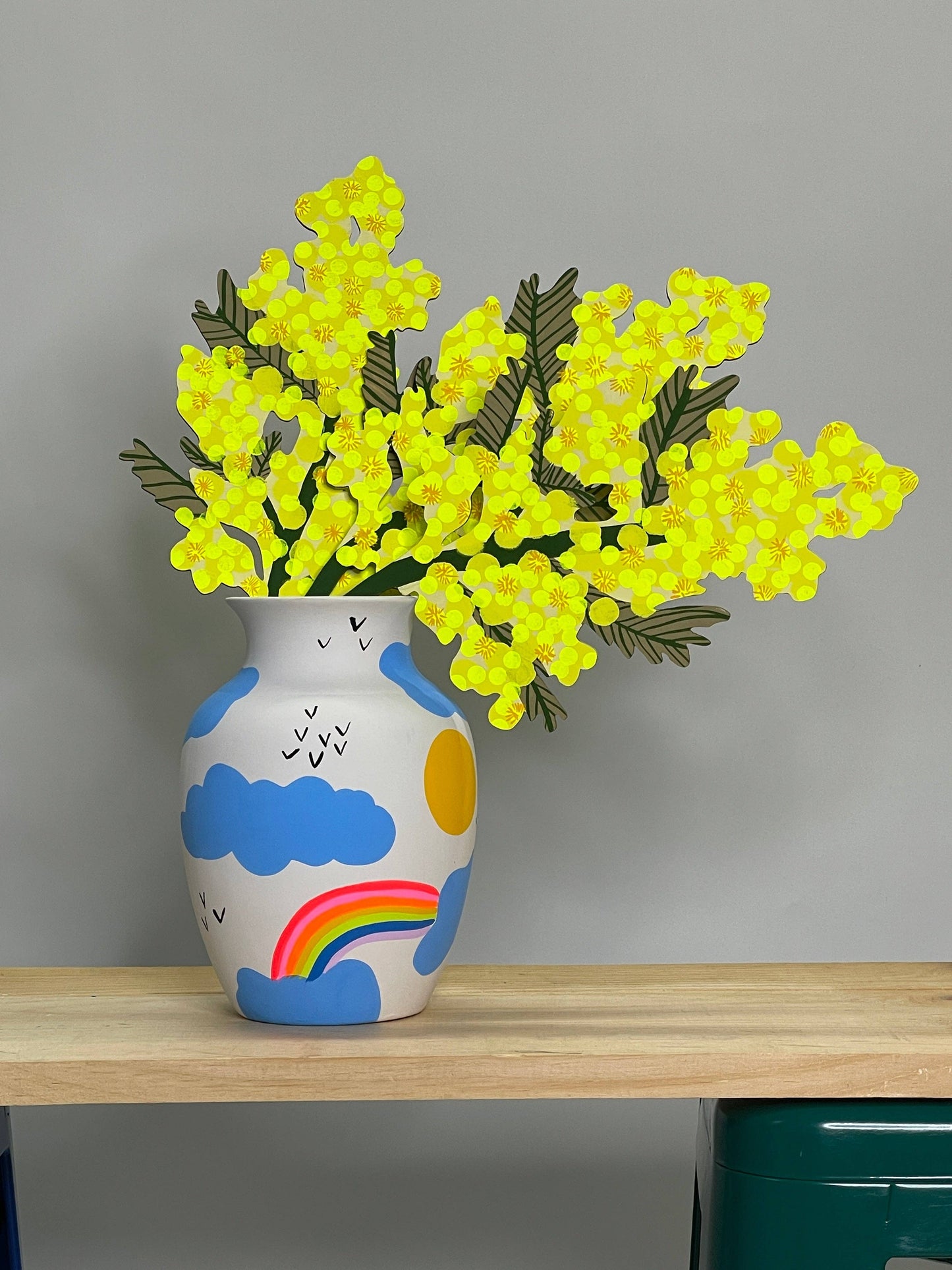 VASE - RAINBOW SKY