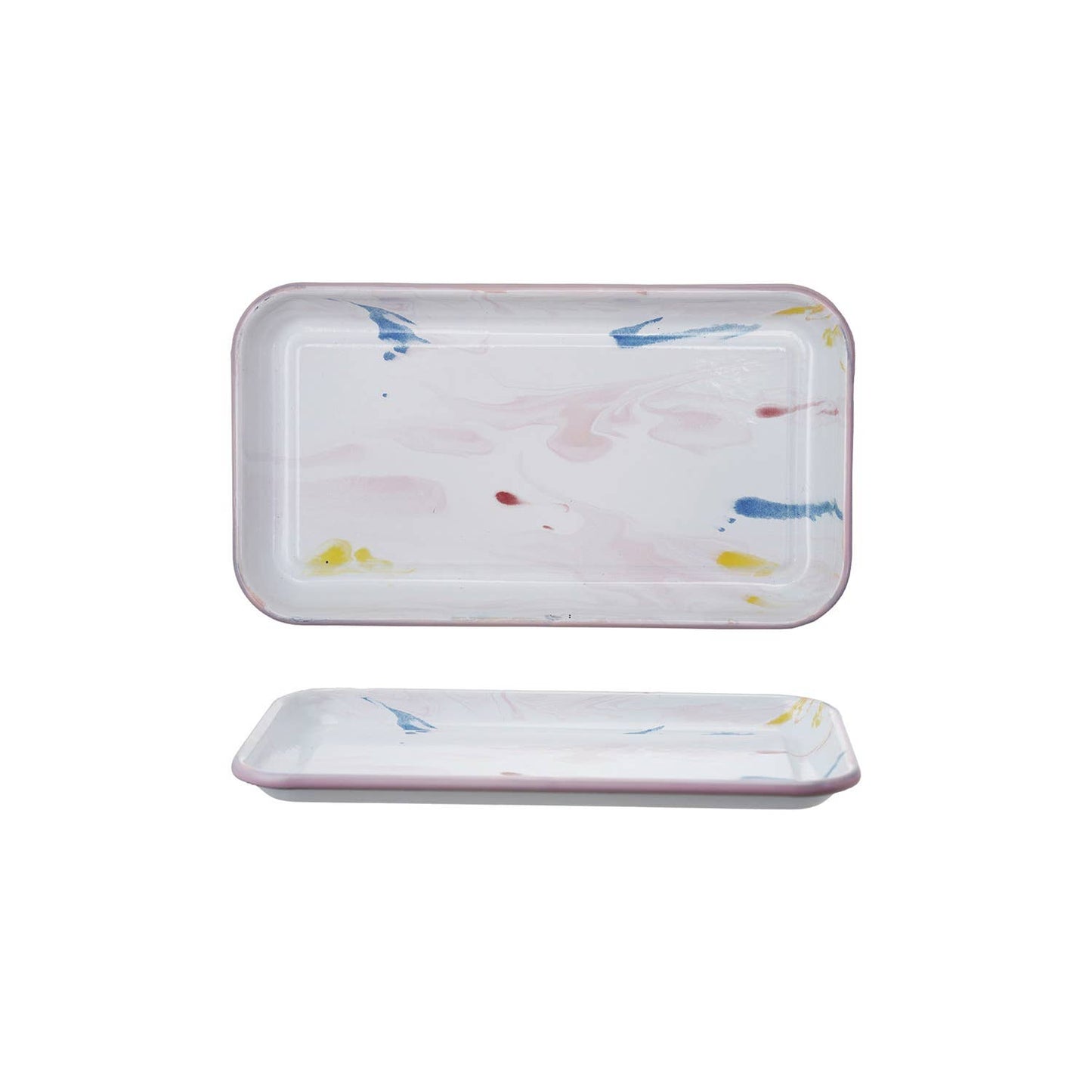 Enameled Decorative Tray