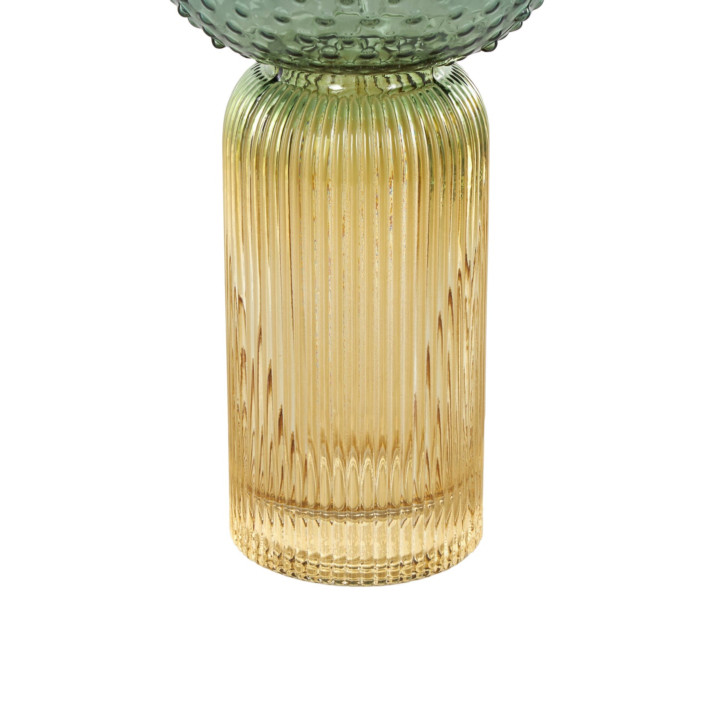Eclectic Multi Colored Glass Vase