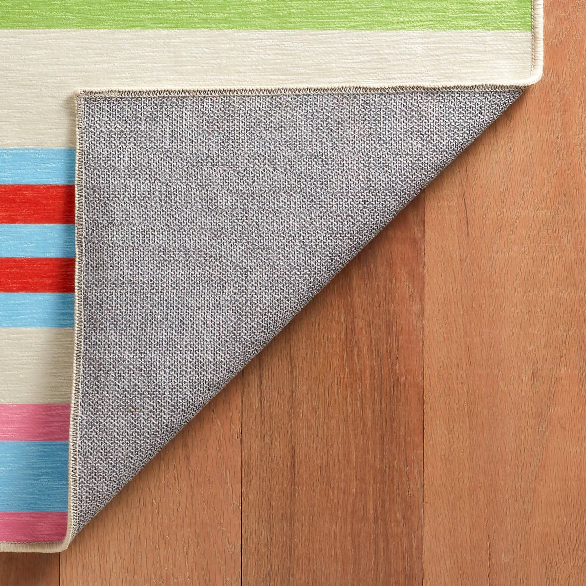 Beach Stripe Machine Washable Rug | Multi