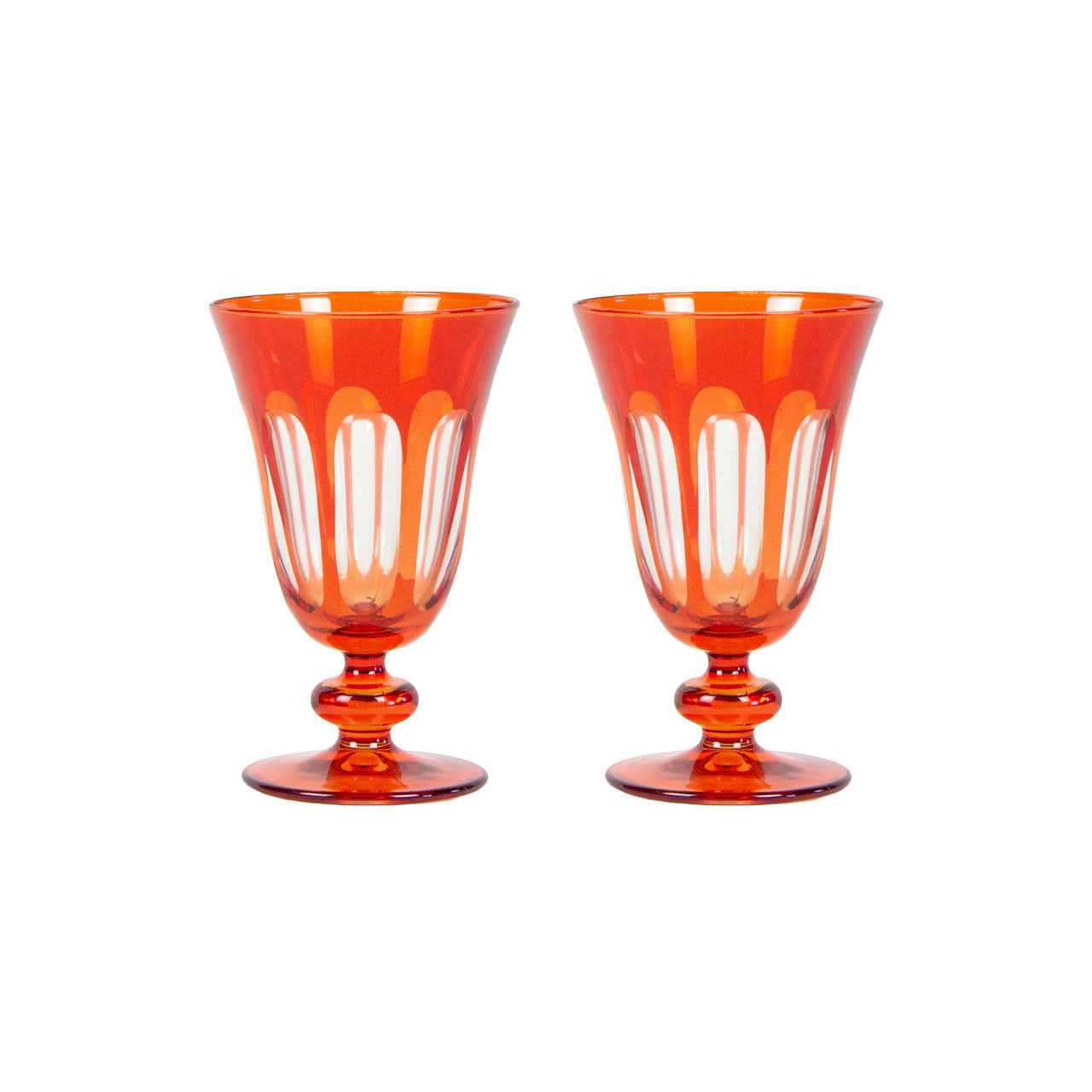Rialto Glass Tulip Set/2 by Sir/Madam