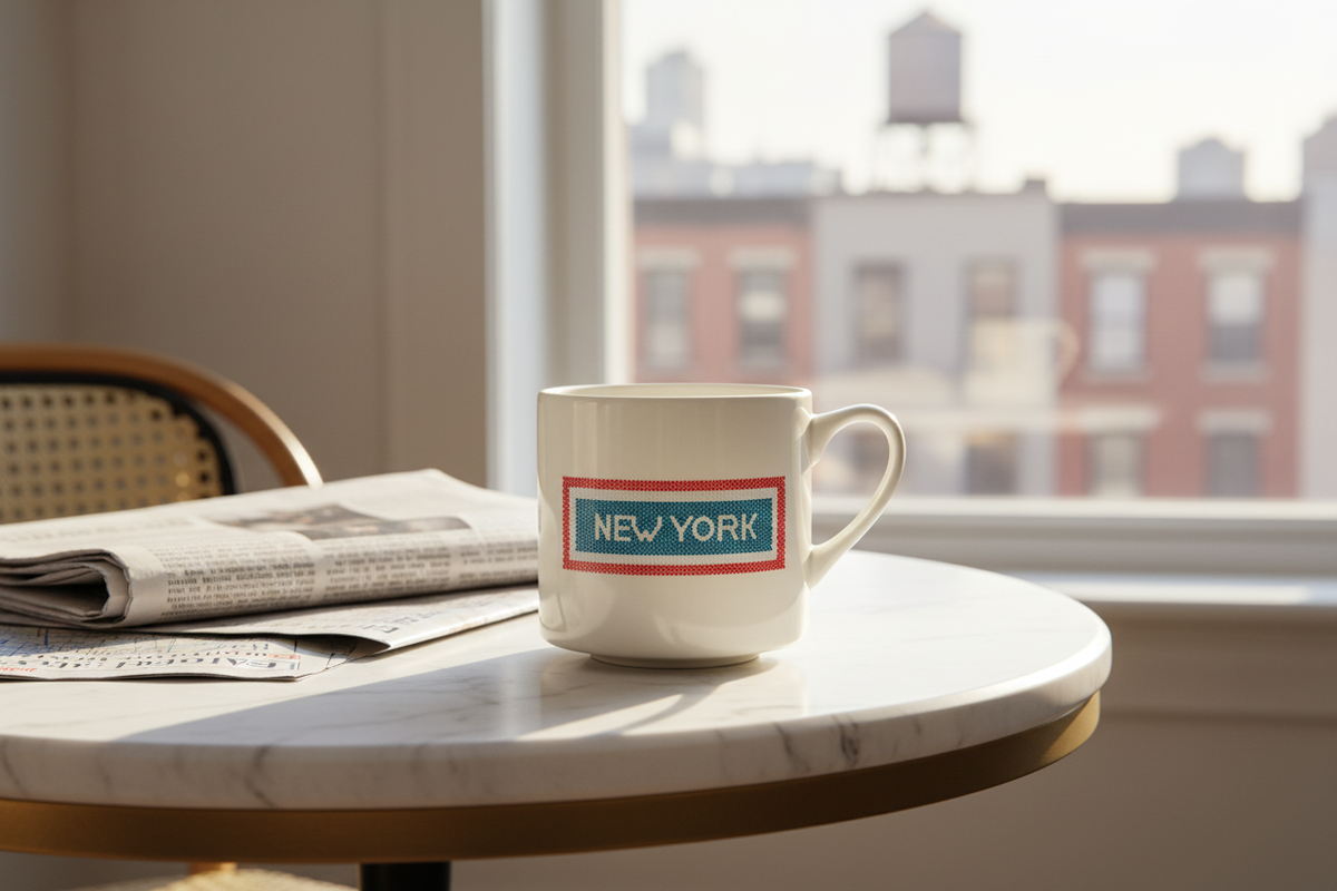 Bridge & Tunnel Tunnel Vision mug lifestyle image