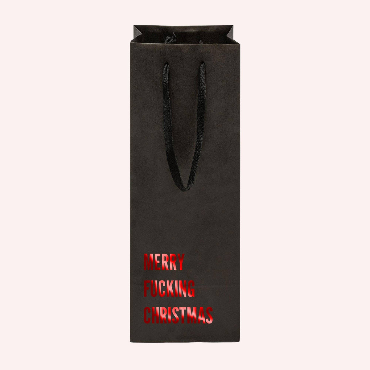 Merry Fucking Christmas Wine Gift Bag