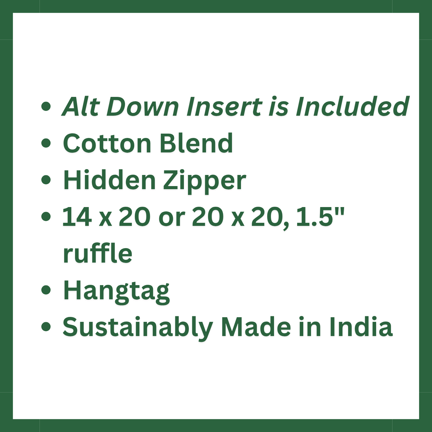 Constance Ruffled Pillow | Square & Lumbar Cotton Pillow