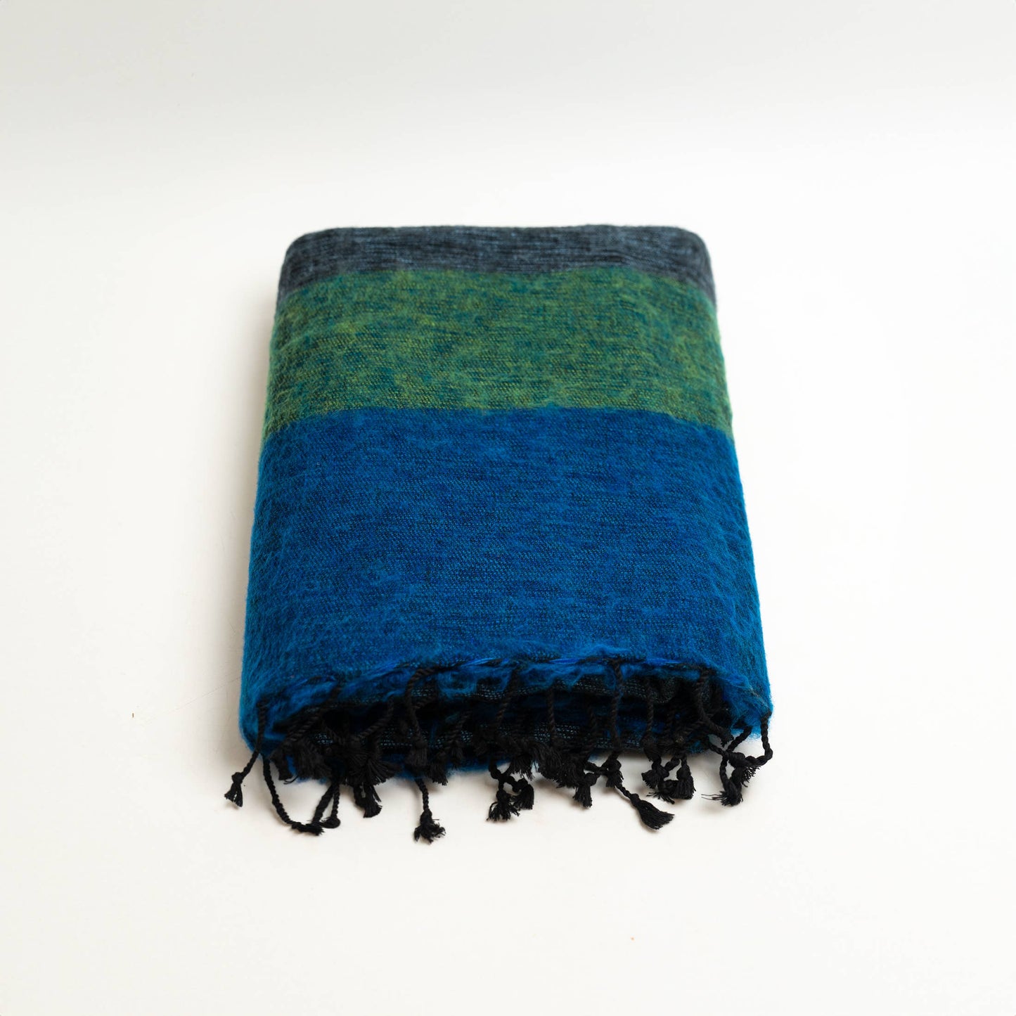 Extra Soft Yak wool Travel Throw Blanket 46"x90" Handmade