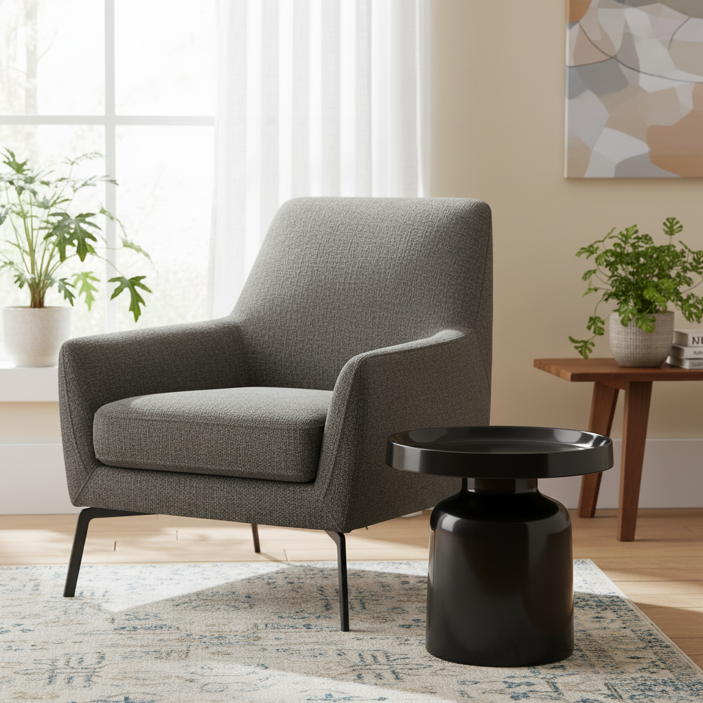 Side Table - Pawn - Black