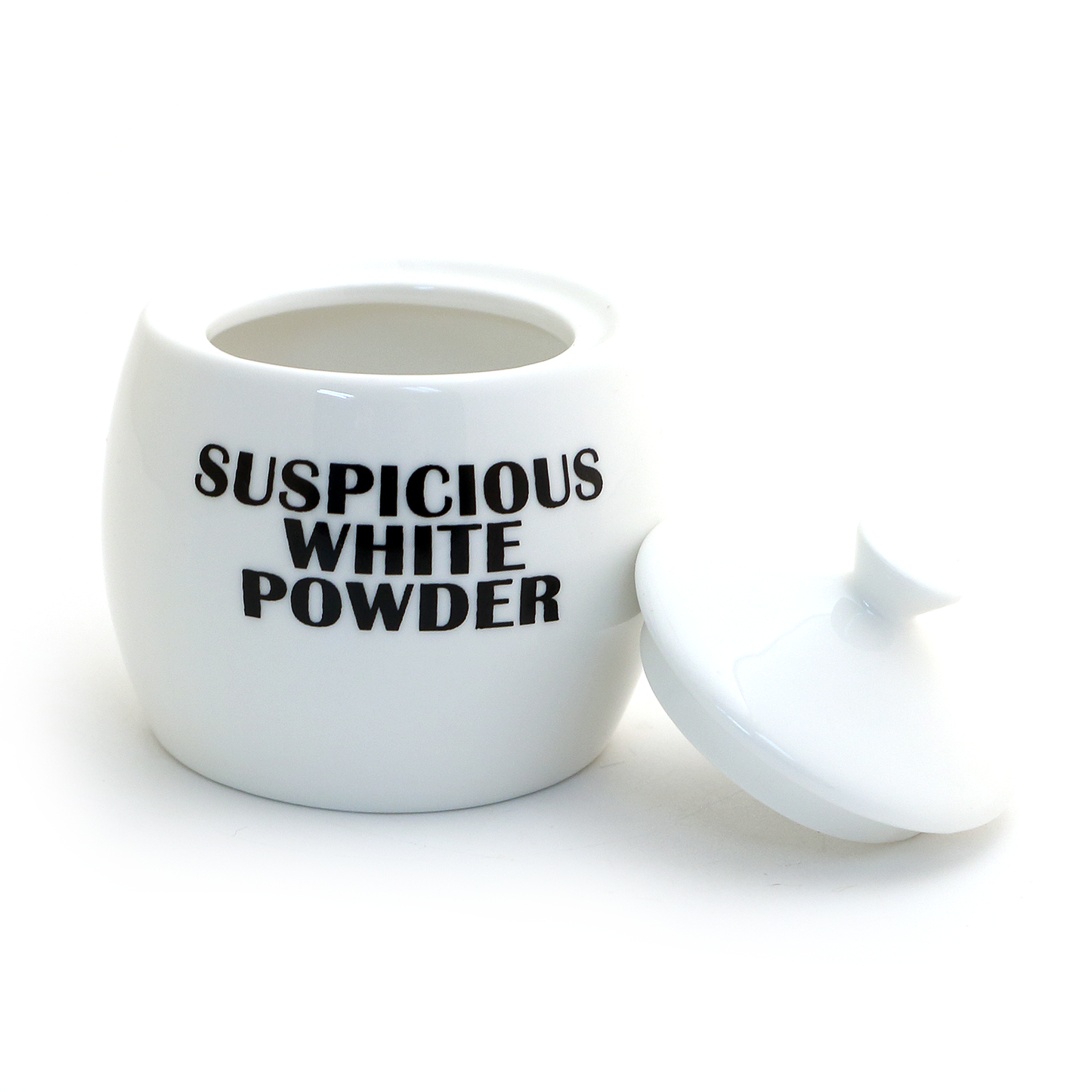 Suspicious White Powder Round Sugar Bowl - LIMITED EDITION