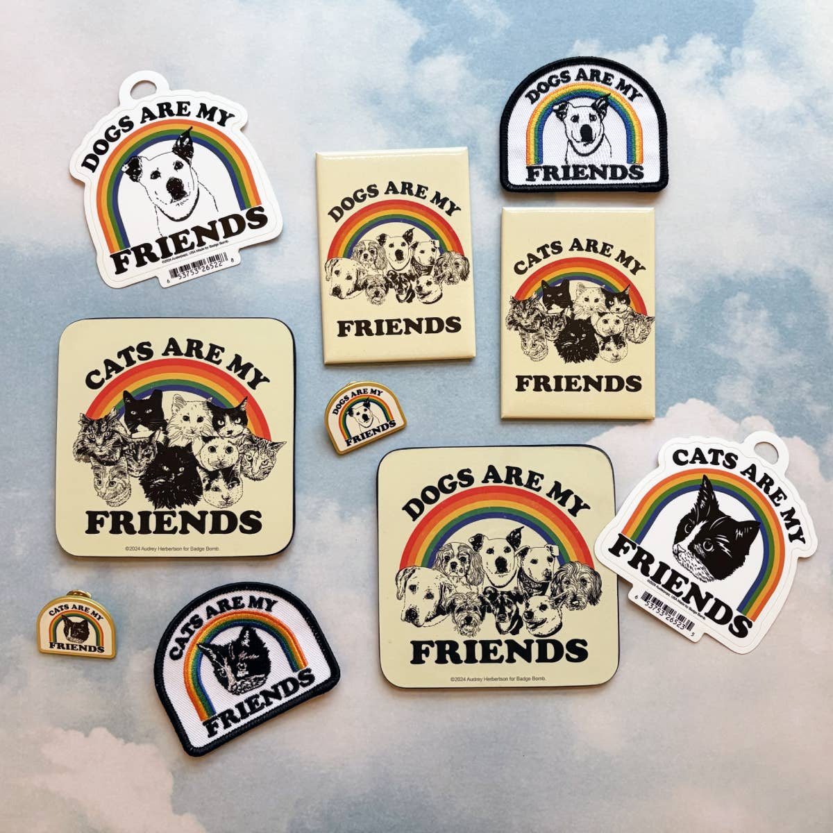 Dogs Are My Friends Patch