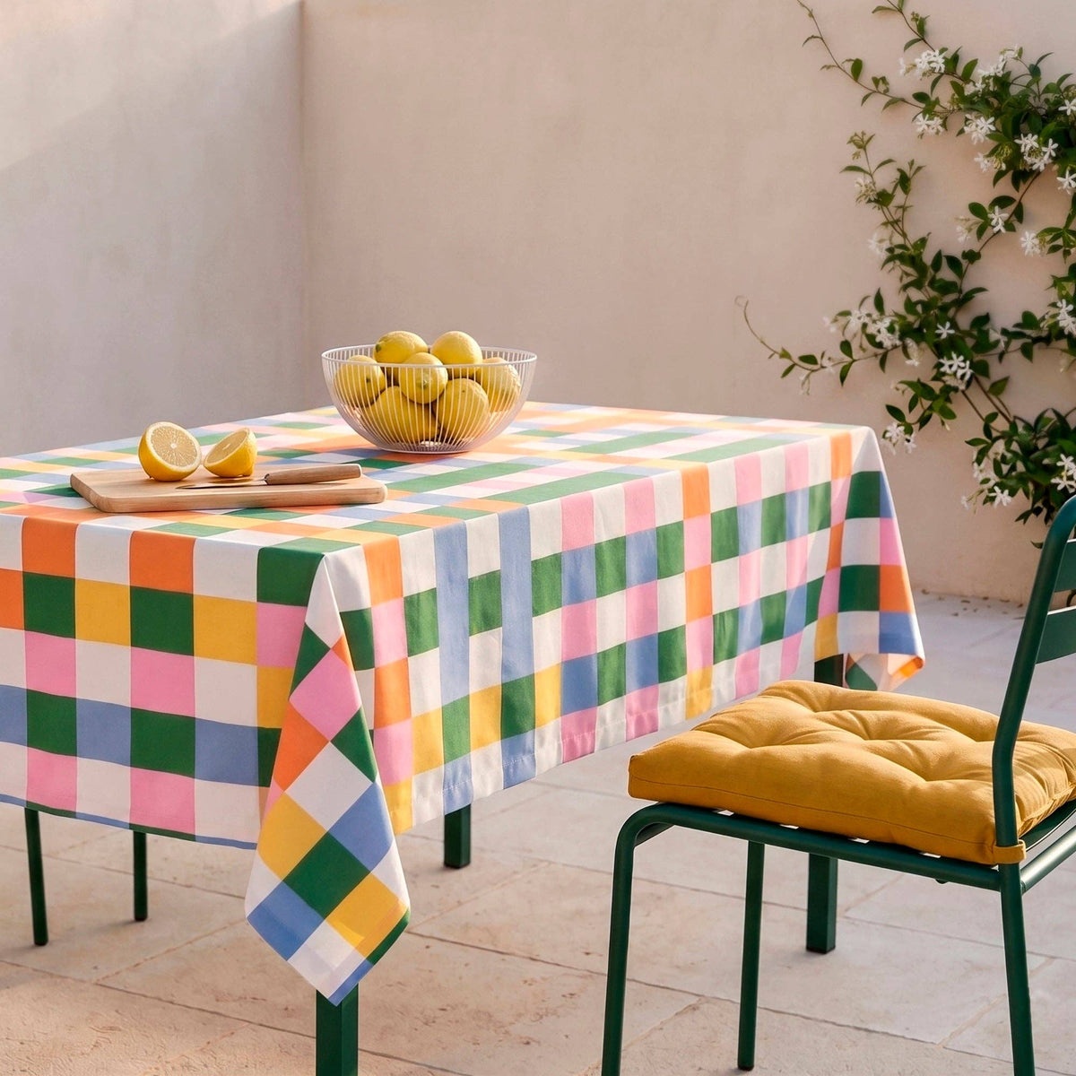 HappyFriday Arcade pop tablecloth 57x98 inches
