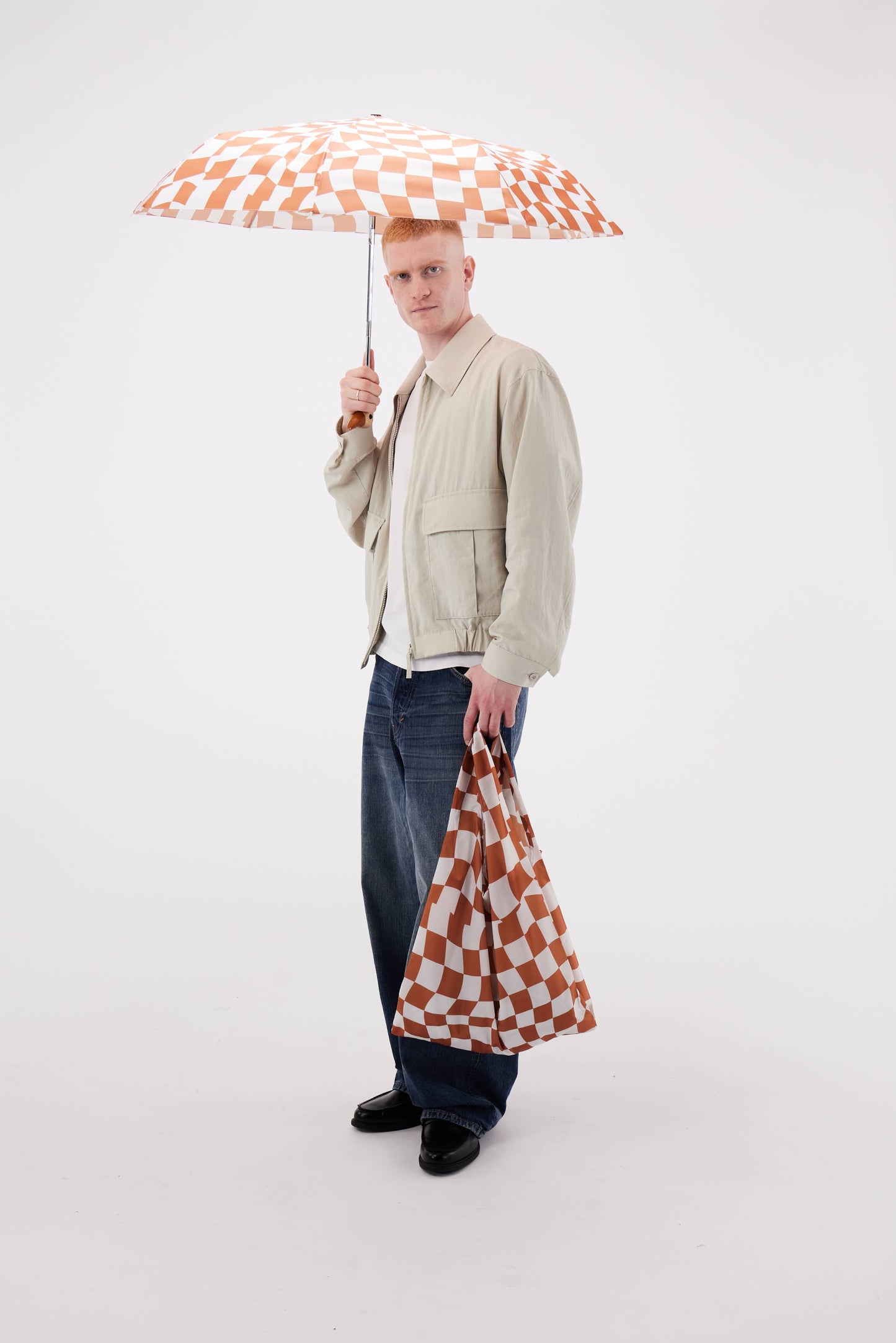 Kelly/Denim/Peanut Duck Umbrella