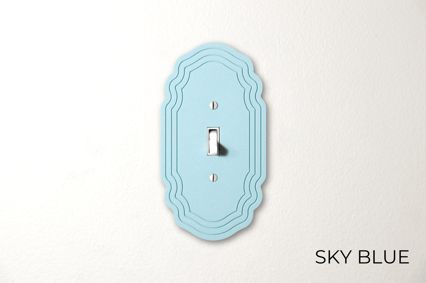 Victorian Heritage Light Switch Cover, Traditional Plate