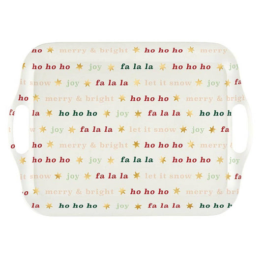 Bamboo Tray - Christmas