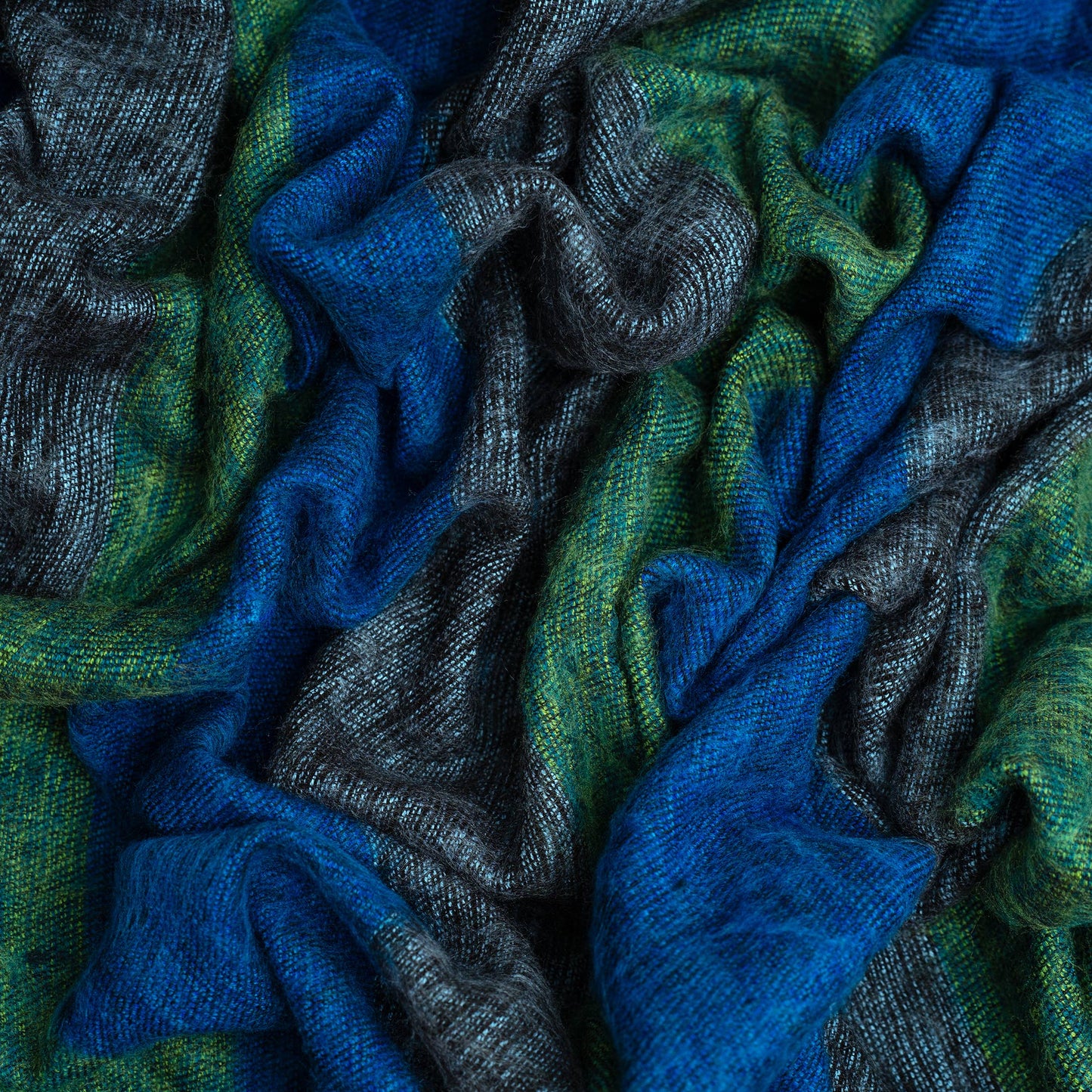 Extra Soft Yak wool Travel Throw Blanket  46"x90" Handmade