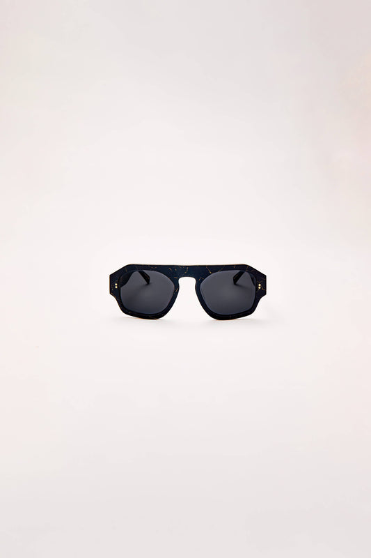 SARDINE - Louie - Nouveau Noir Aviator Sunglasses