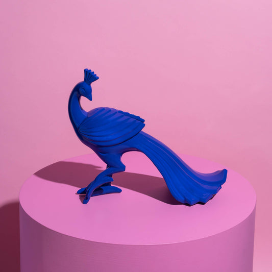 Pete the Peacock - Cobalt Blue