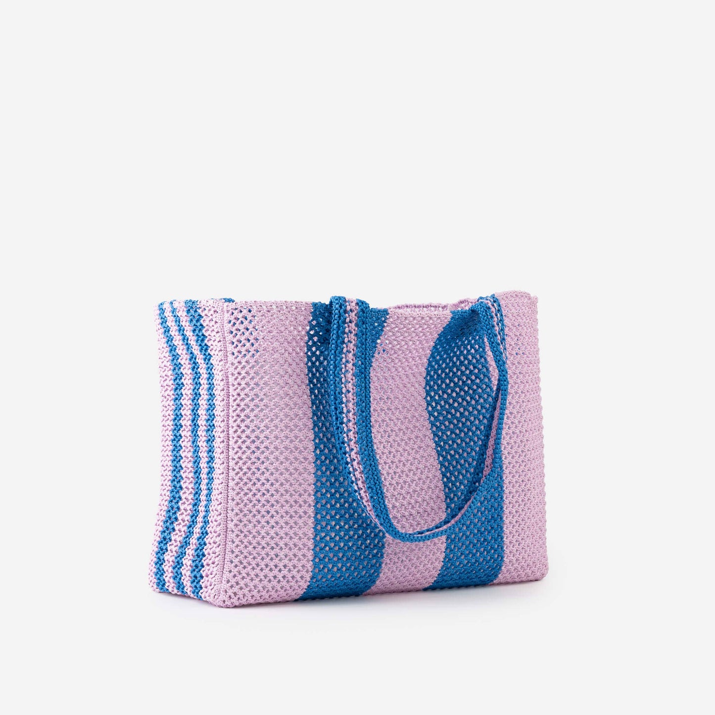 Stripe Raffia Beach Tote