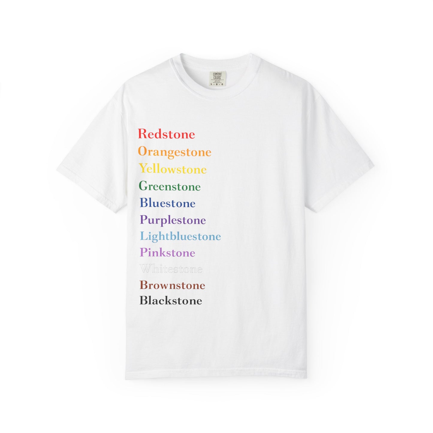 Pride Stone Names T-Shirt