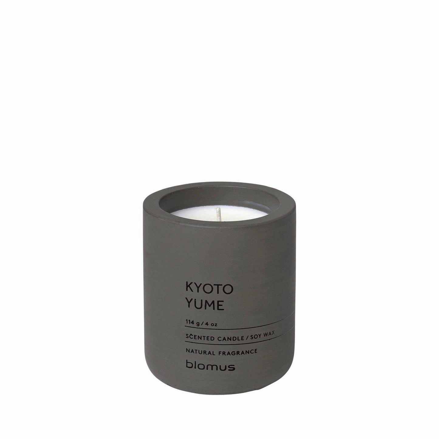 Soy Wax Scented Candle in Concrete Container – Small, 24hr Burn, Multiple Scents