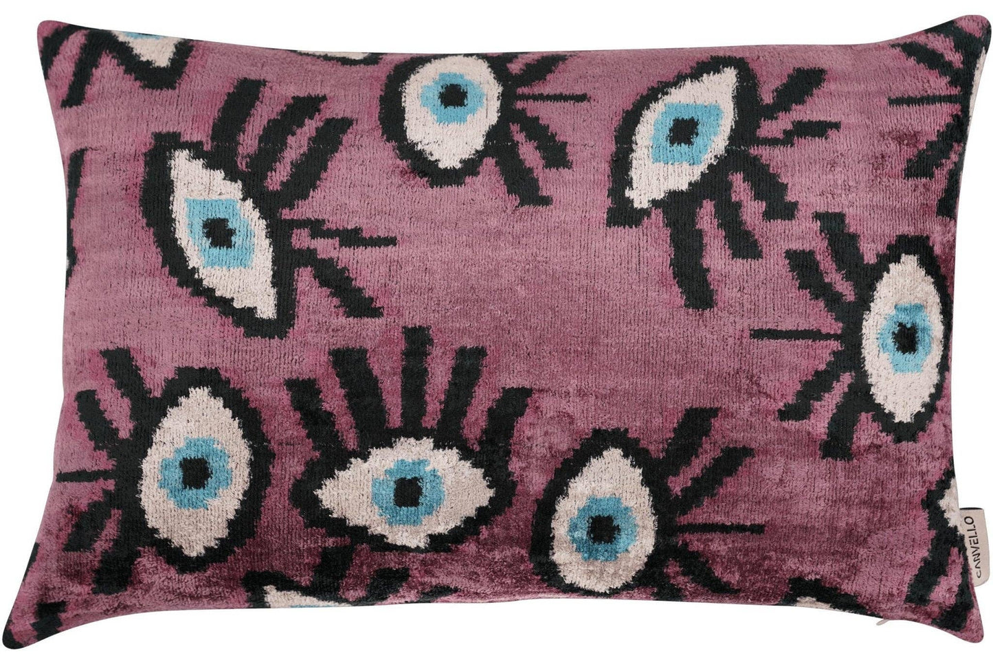 Canvello Handmade Luxury Velvet Silk Evil Eye