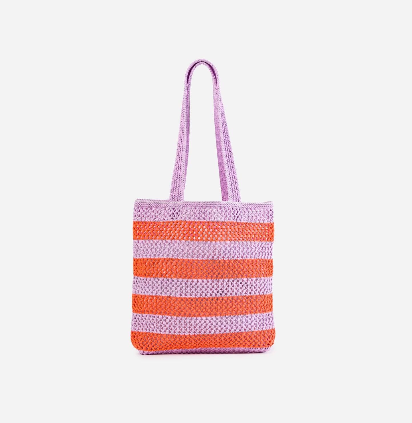 Stripe Raffia Tote