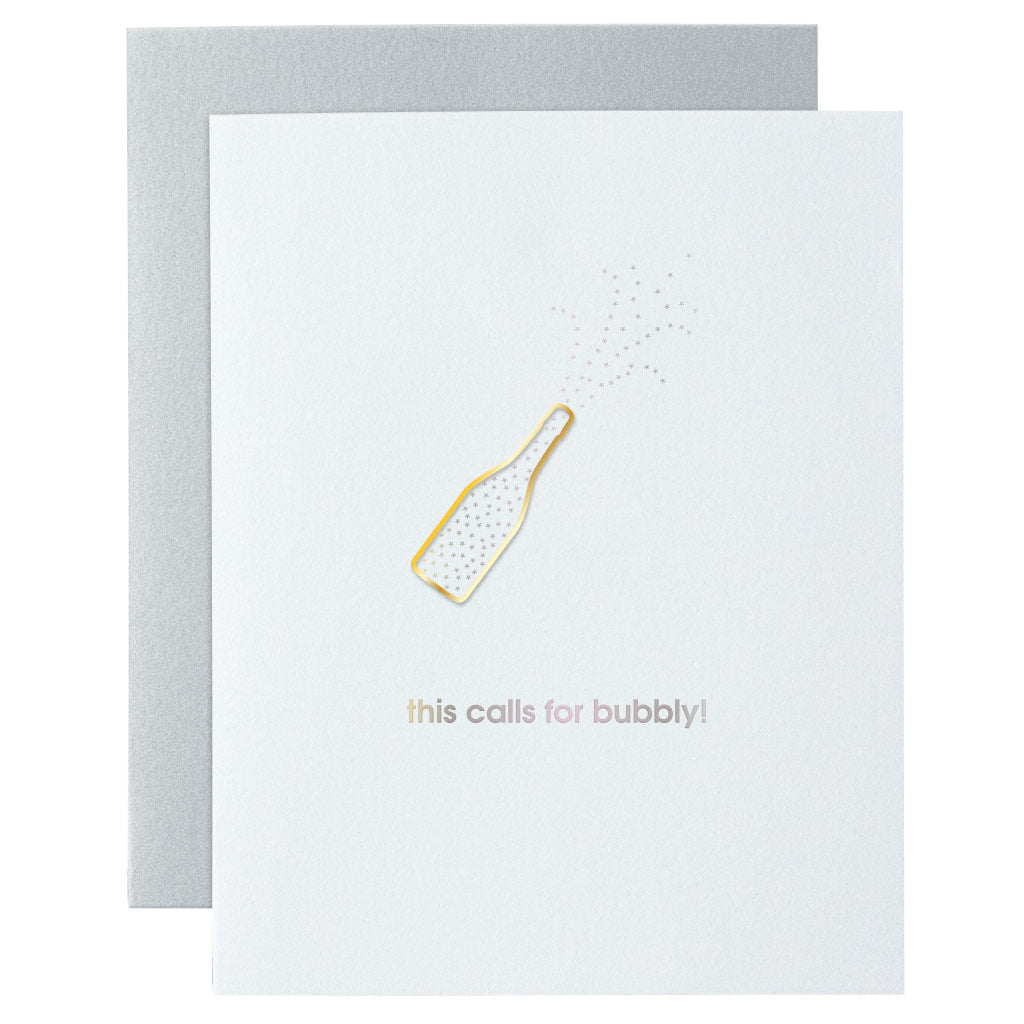 This Calls For Bubbly! Greeting Card