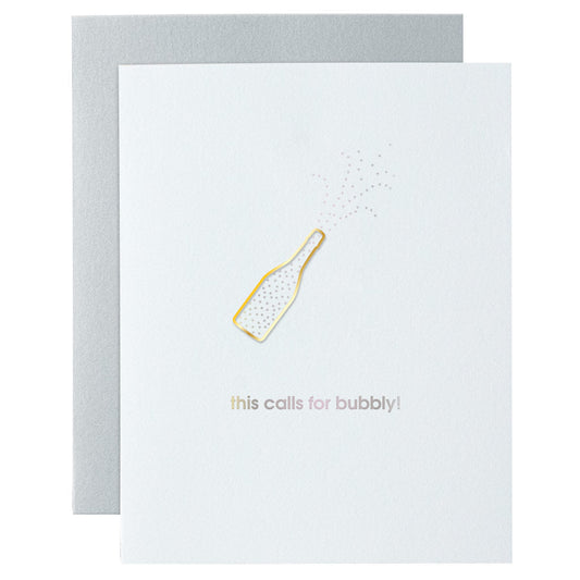 This Calls For Bubbly! Greeting Card