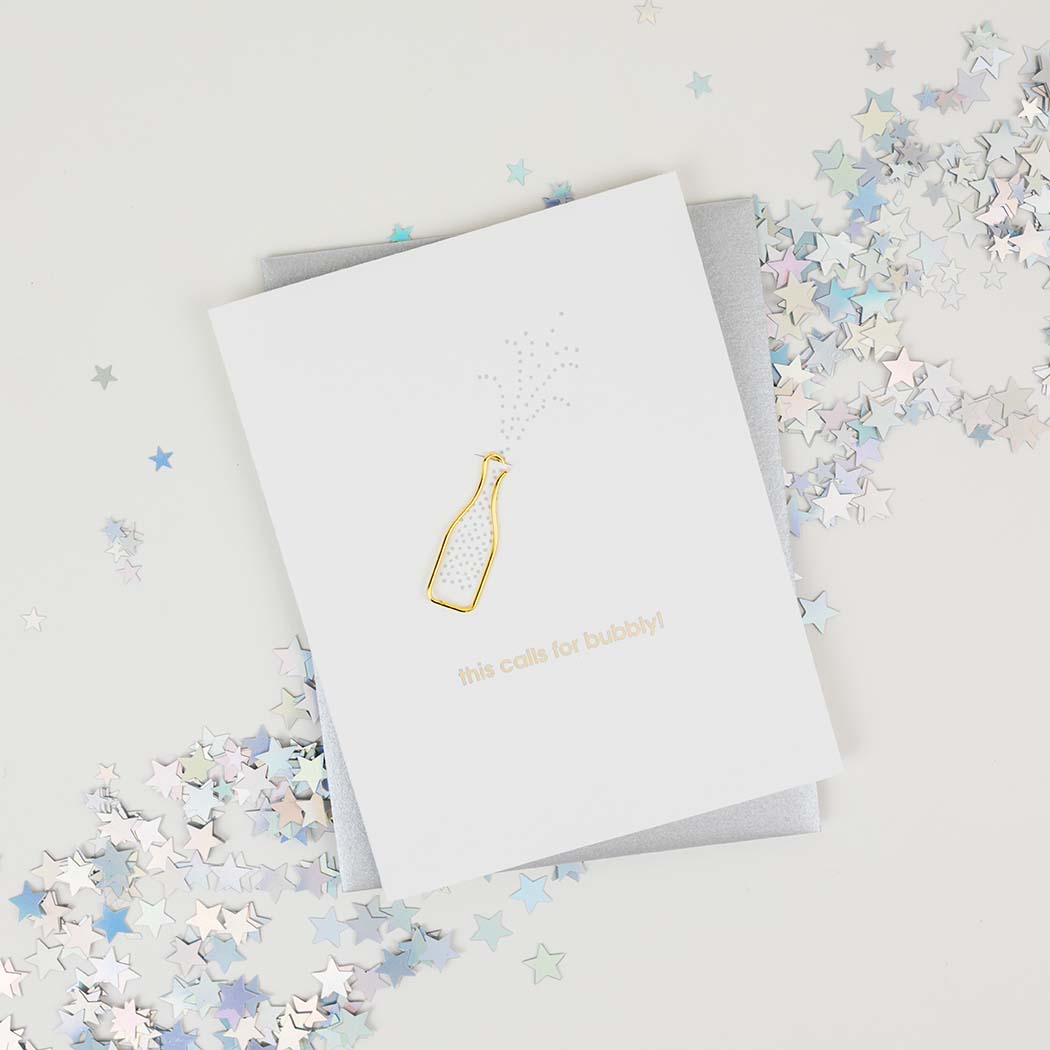 This Calls For Bubbly! Greeting Card
