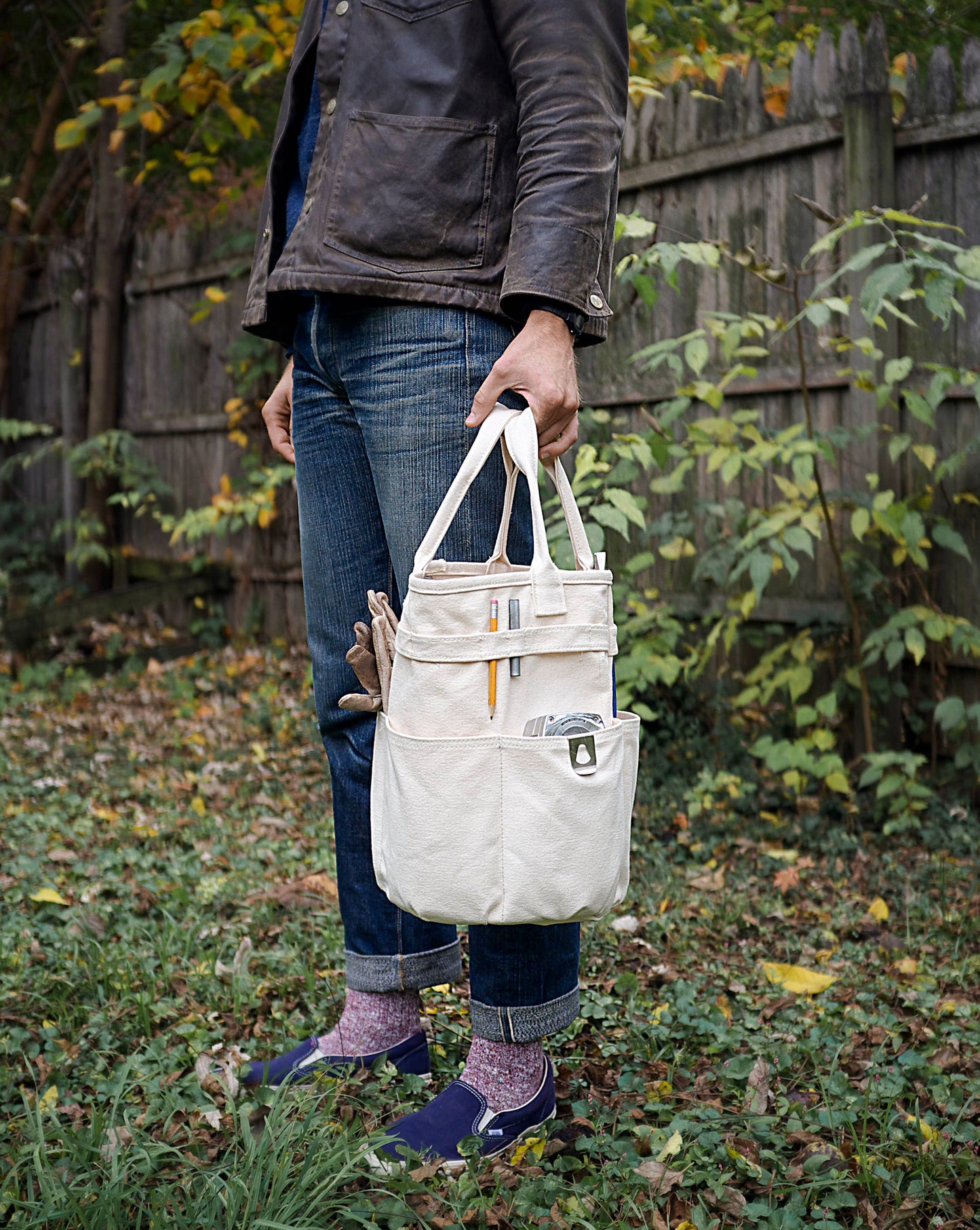 Bucket Bag Canvas Handles
