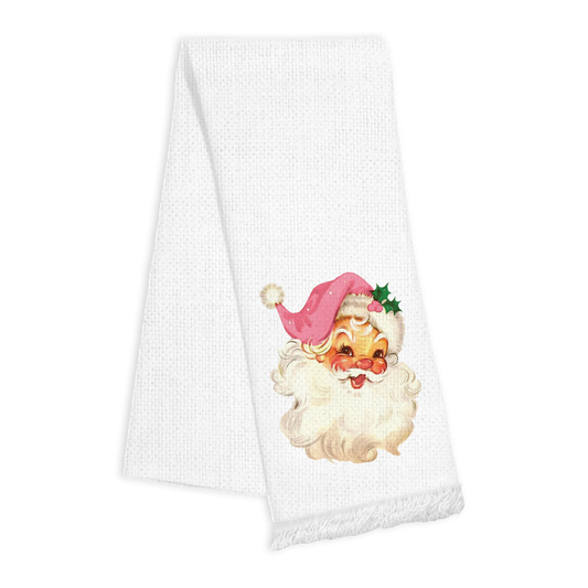 Fringe Towels - Vintage Santa