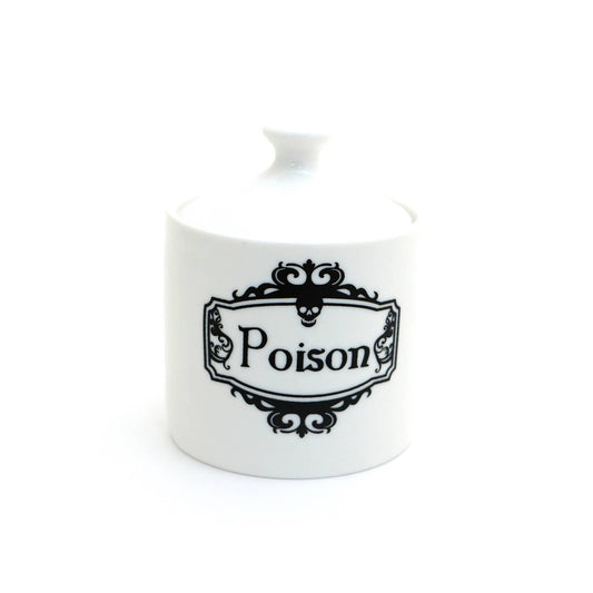 Poison Porcelain Sugar Bowl with Lid