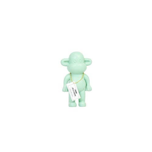 Figurine - Monkey Figurine 'The Legend' - Polyresin - Mintgreen - 11x7x19cm