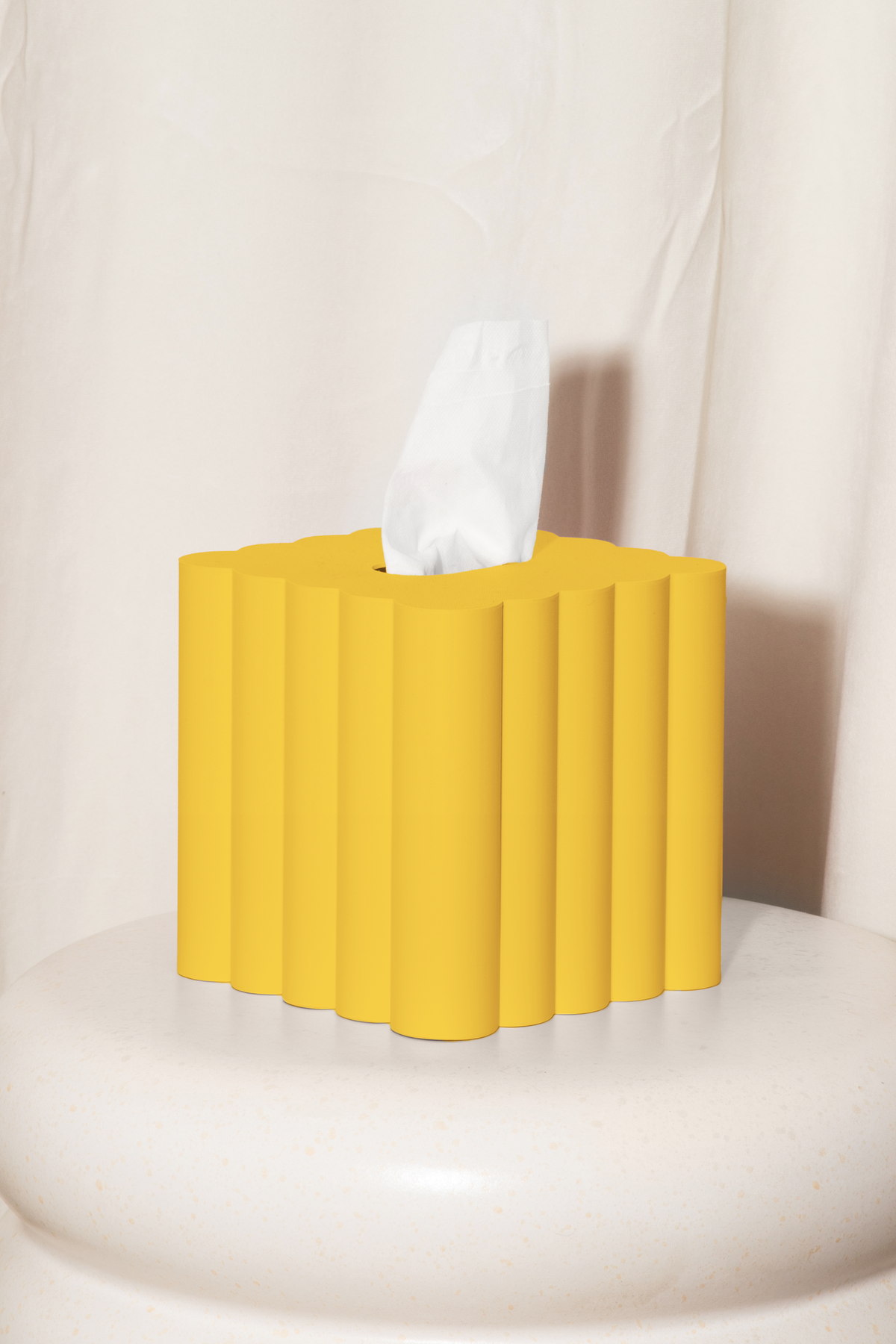 3D Printed Tissue Box Cover – Decorative Cloud Design, Eco BioPlastic, 9 Colors