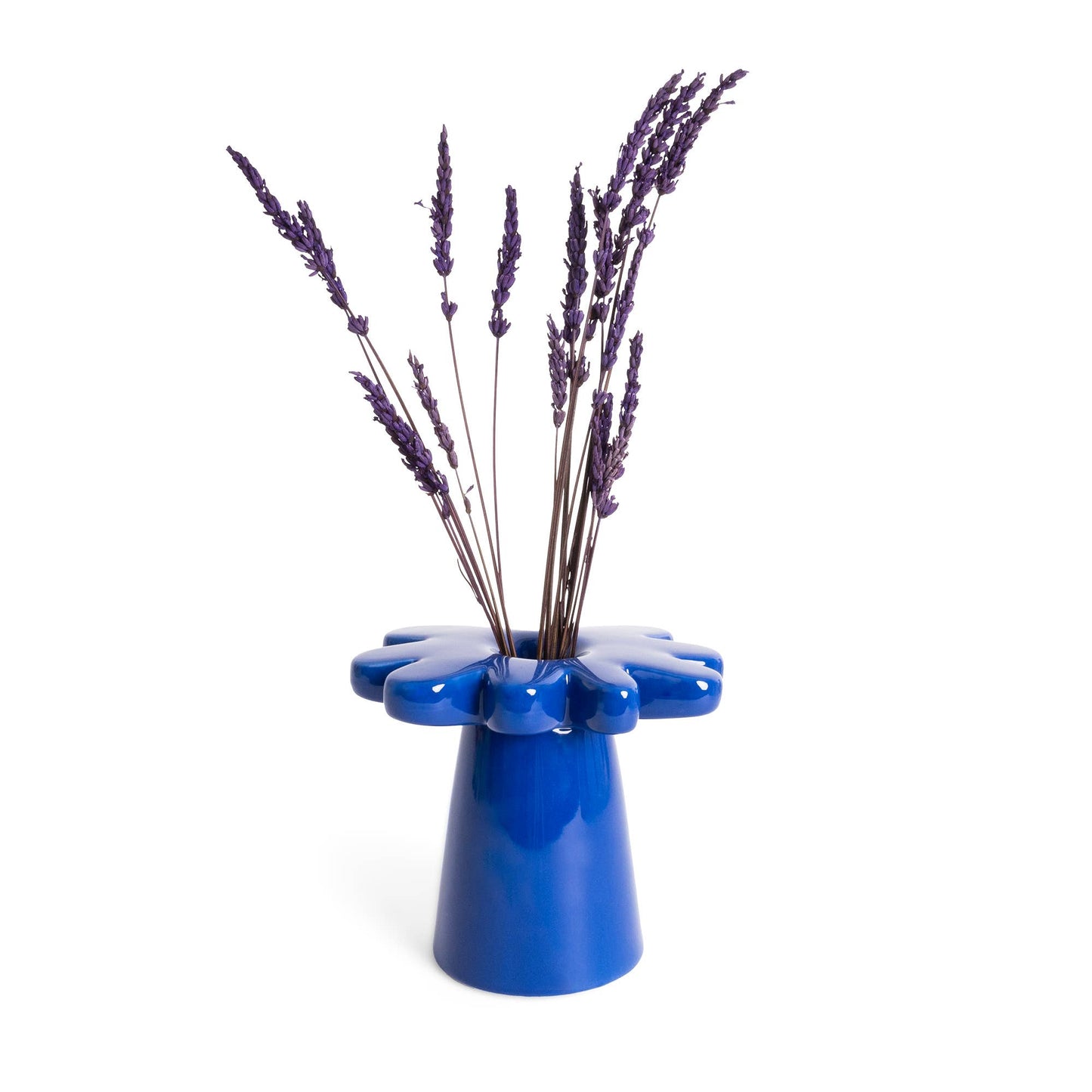 BLUE DAISY VASE HF