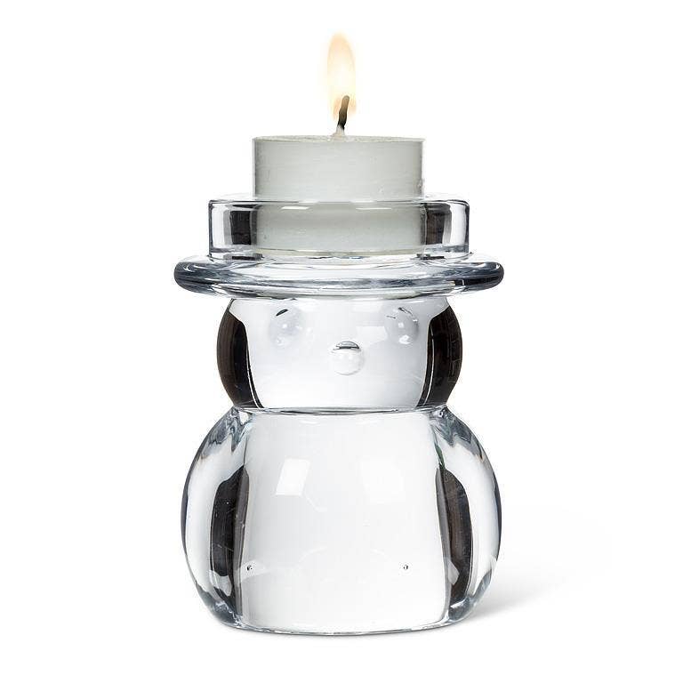 Snowman Tealite Holder