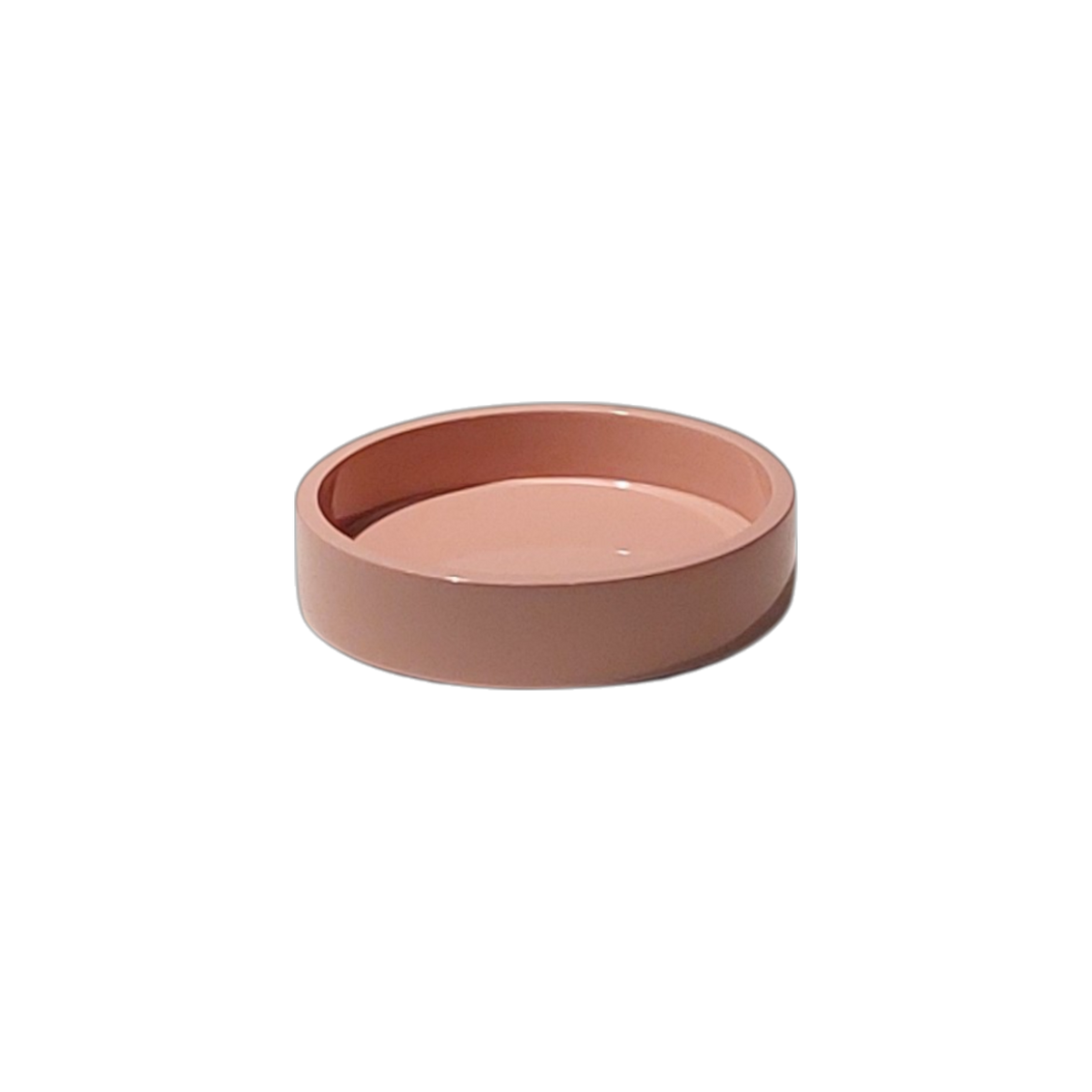 Handmade, Lacquered Round Tray - Mini
