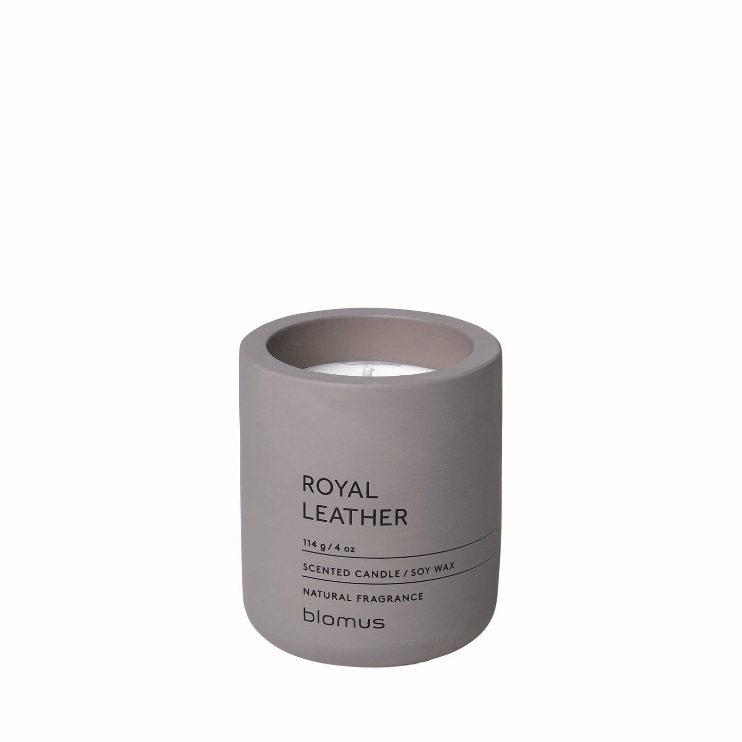 Soy Wax Scented Candle in Concrete Container – Small, 24hr Burn, Multiple Scents