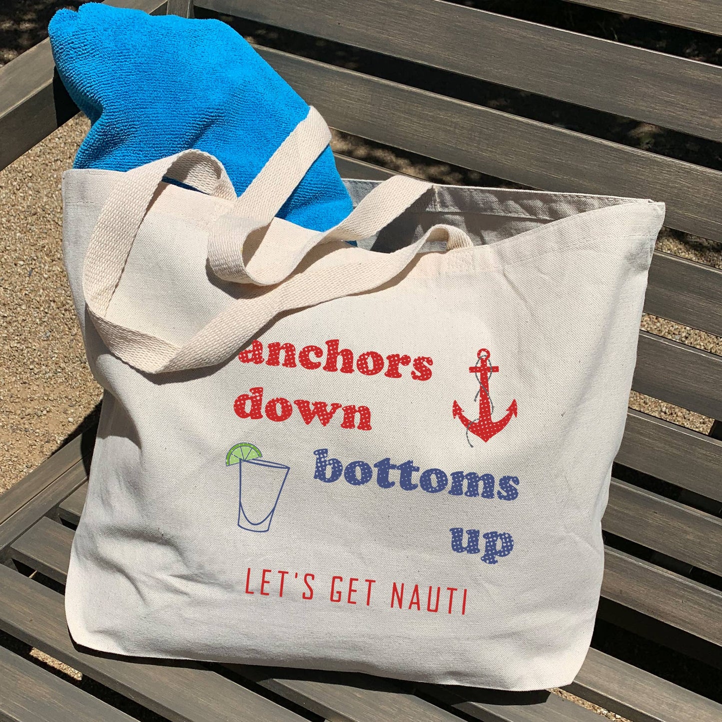 Custom Printed Large Canvas Tote Bag with Your Design