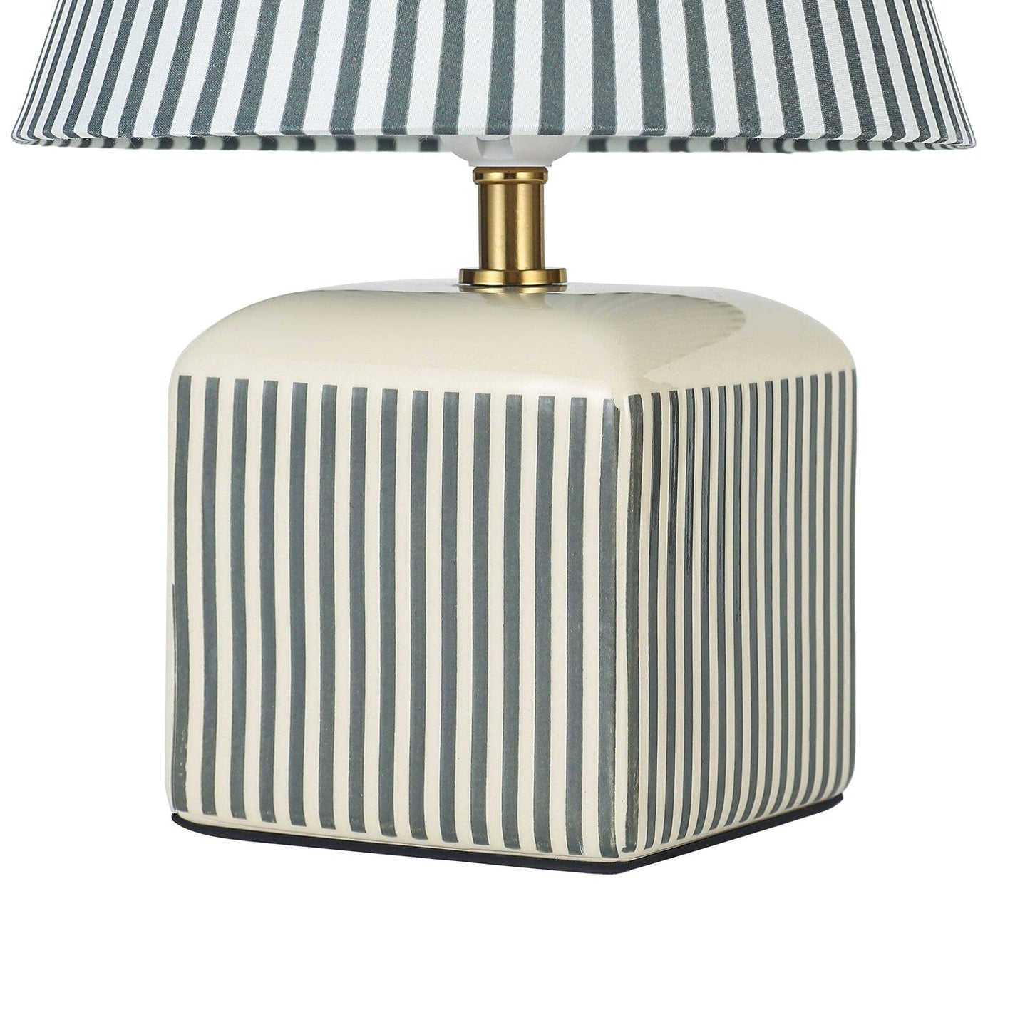 Amaris Ceramic Striped Table Lamp