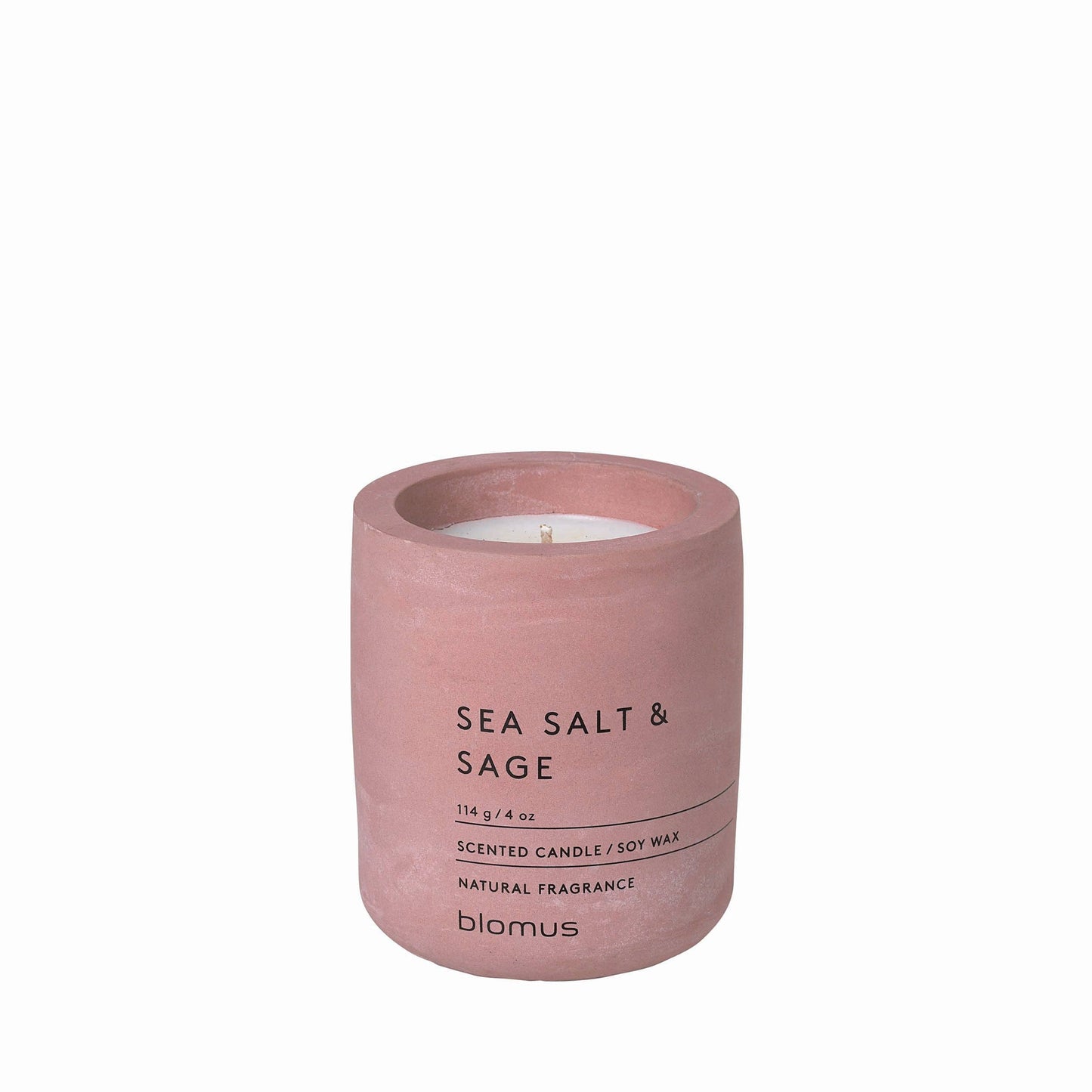 Soy Wax Scented Candle in Concrete Container – Small, 24hr Burn, Multiple Scents