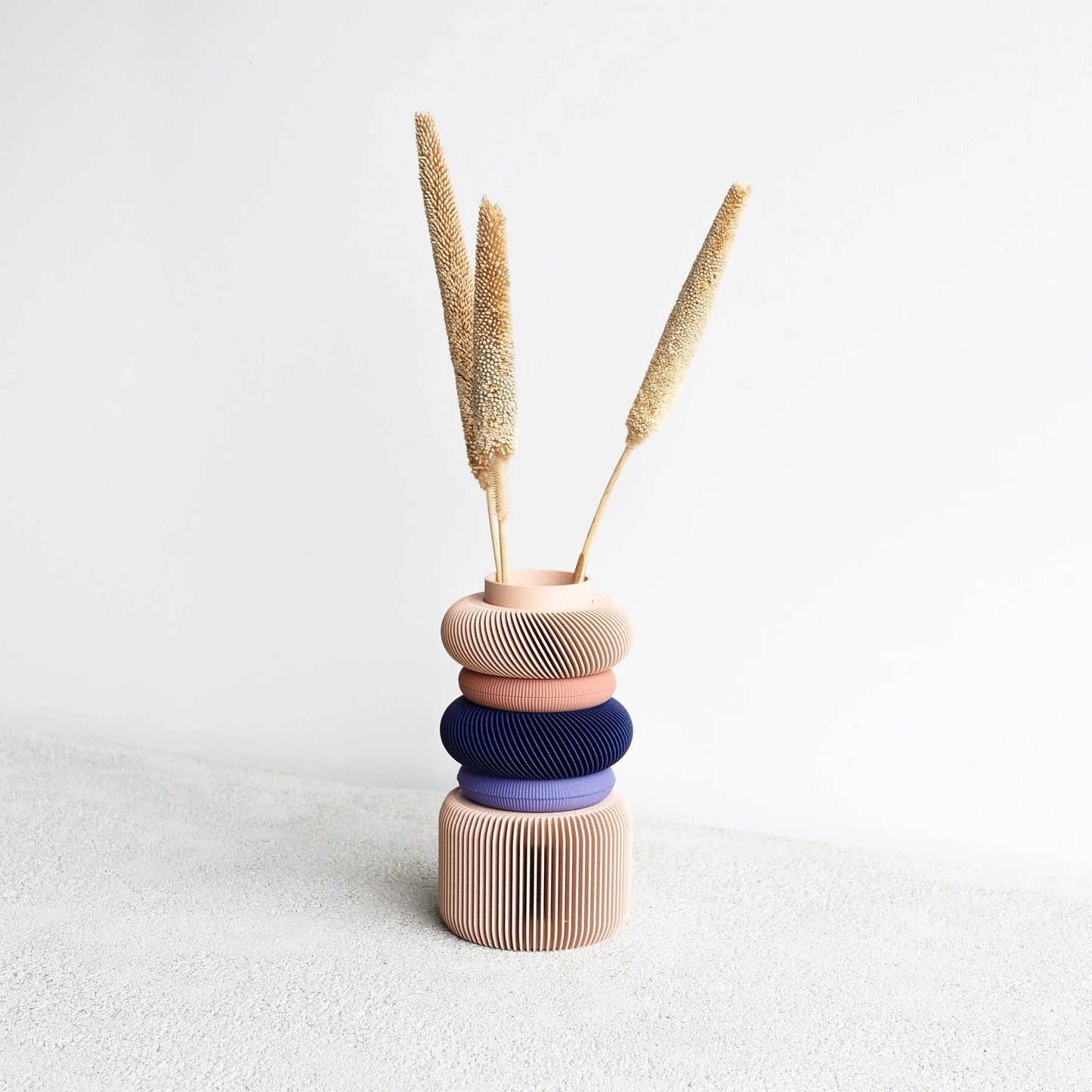 Blush Modular Vase - Pink Navy Lavender - Colorful Decor