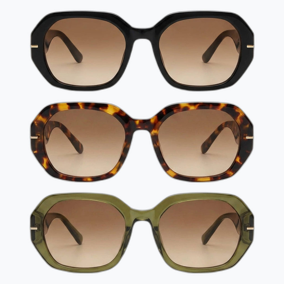 The Regent - Vintage Square Sunglasses for Women & Men