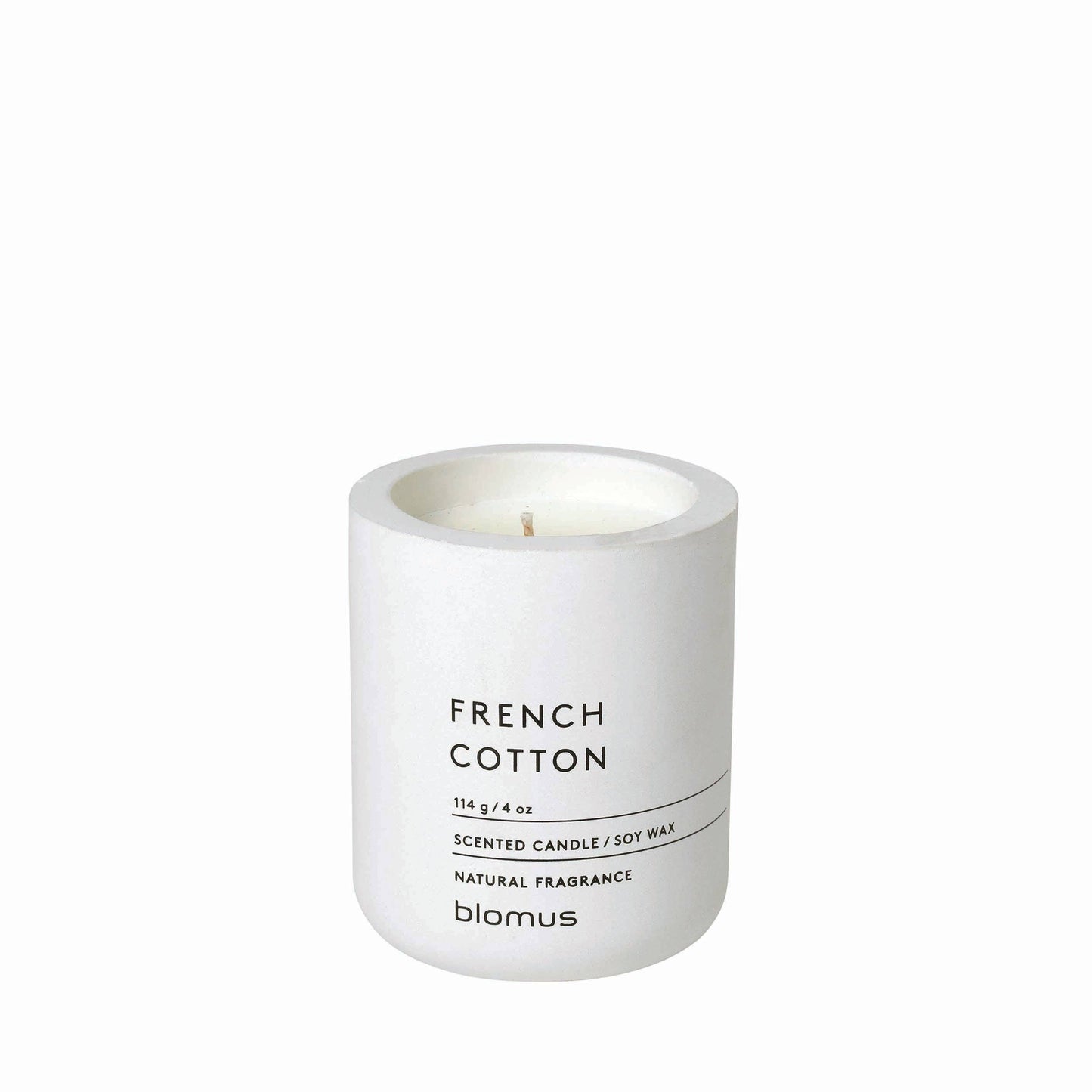 Soy Wax Scented Candle in Concrete Container – Small, 24hr Burn, Multiple Scents