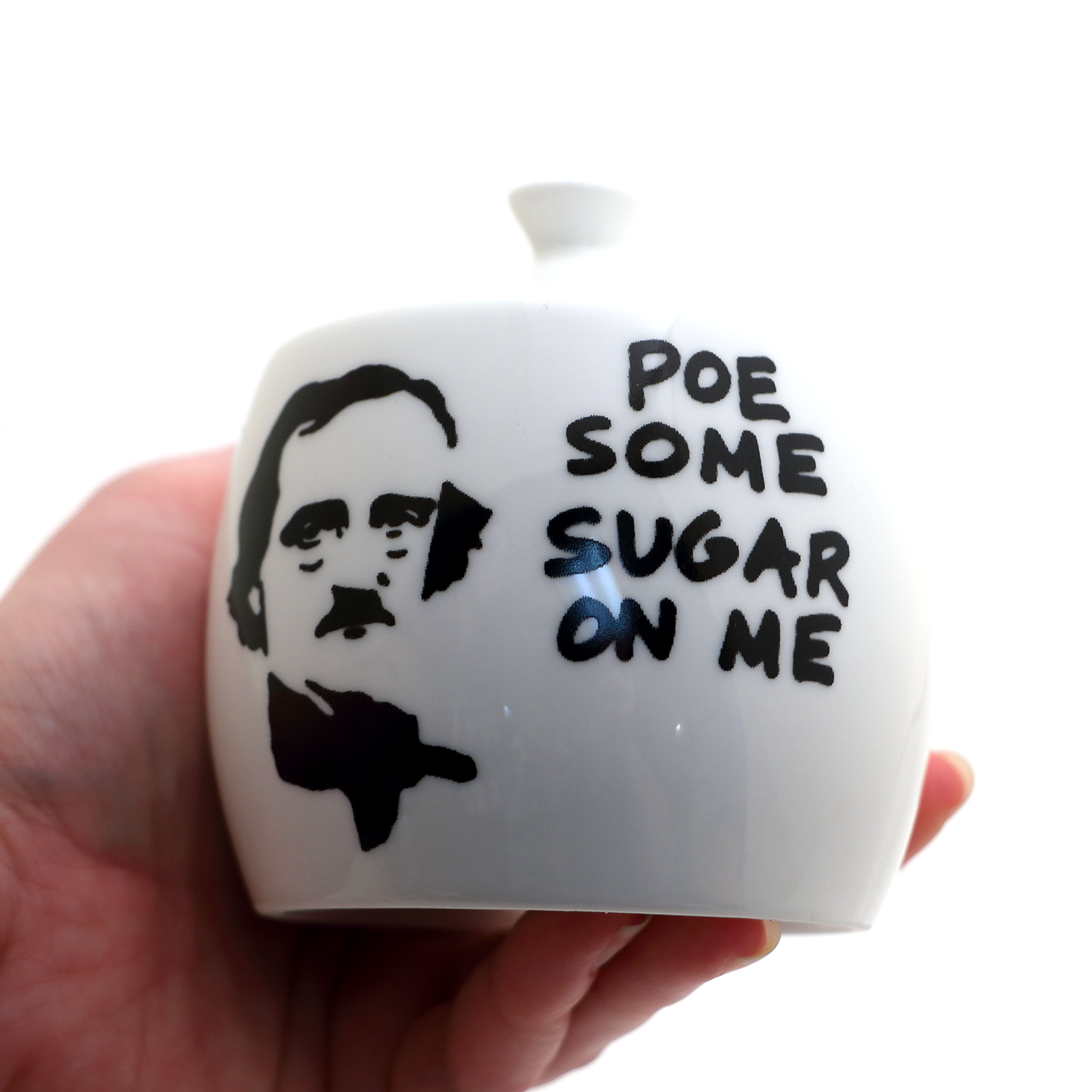 Edgar Allan Poe Round Sugar Bowl-LIMITED EDITION