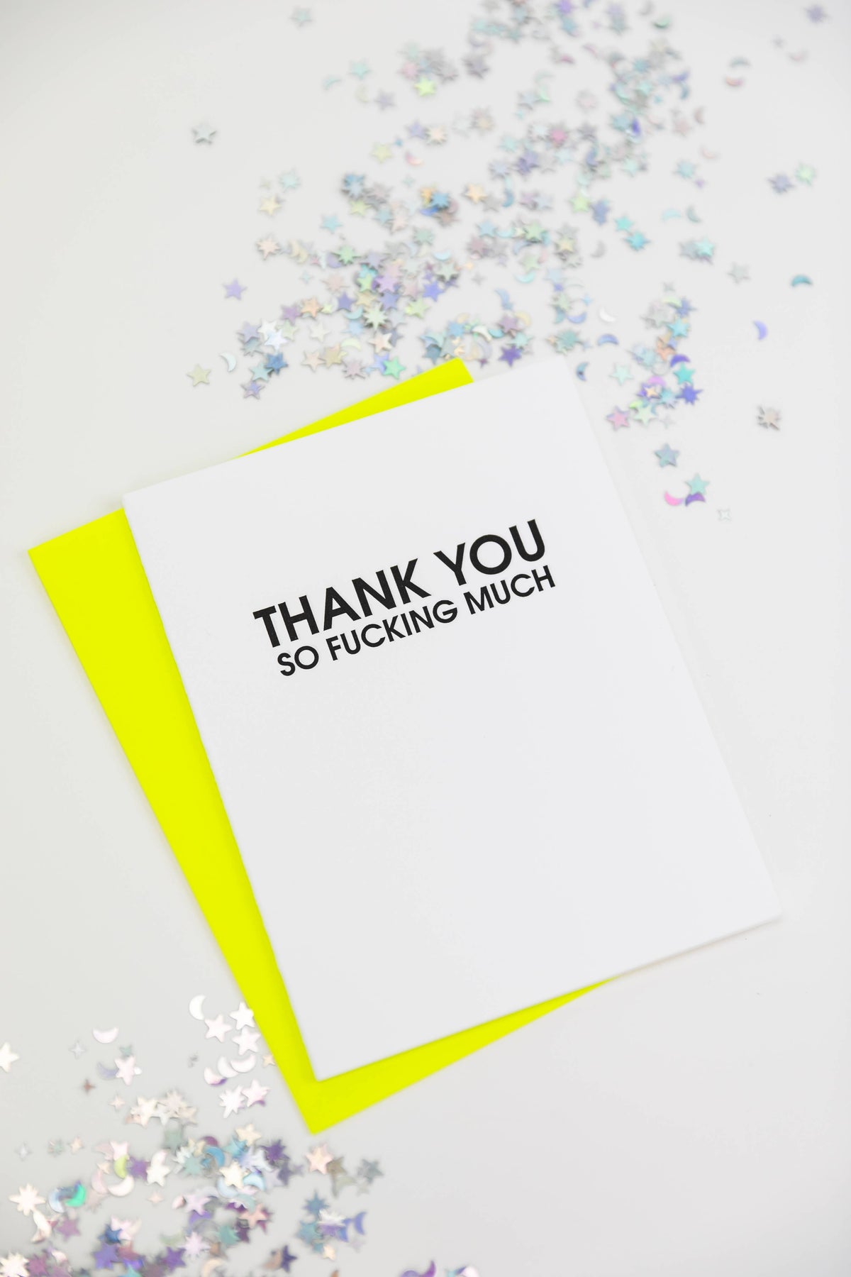 Thank You So Fucking Much - Thank You Letterpress Card