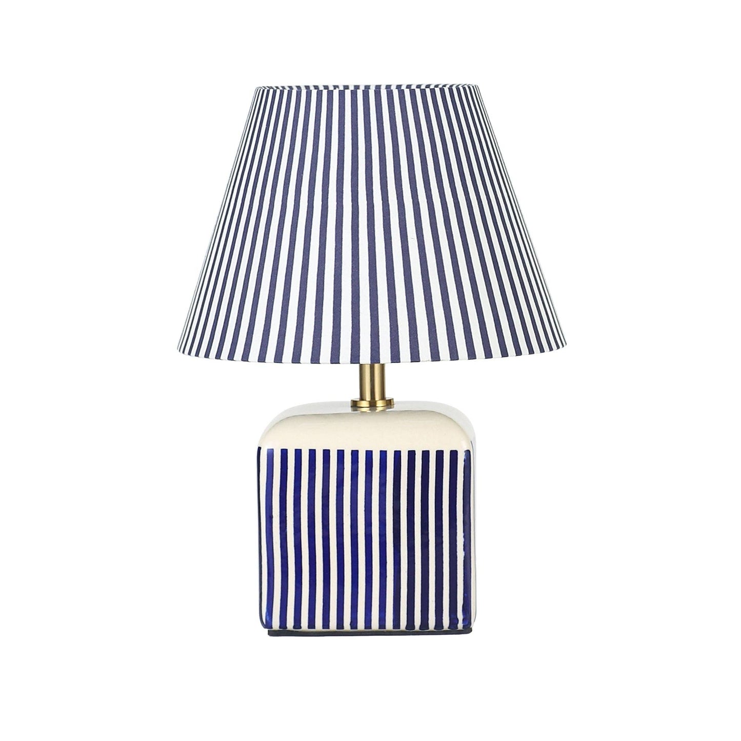 Amaris Ceramic Striped Table Lamp