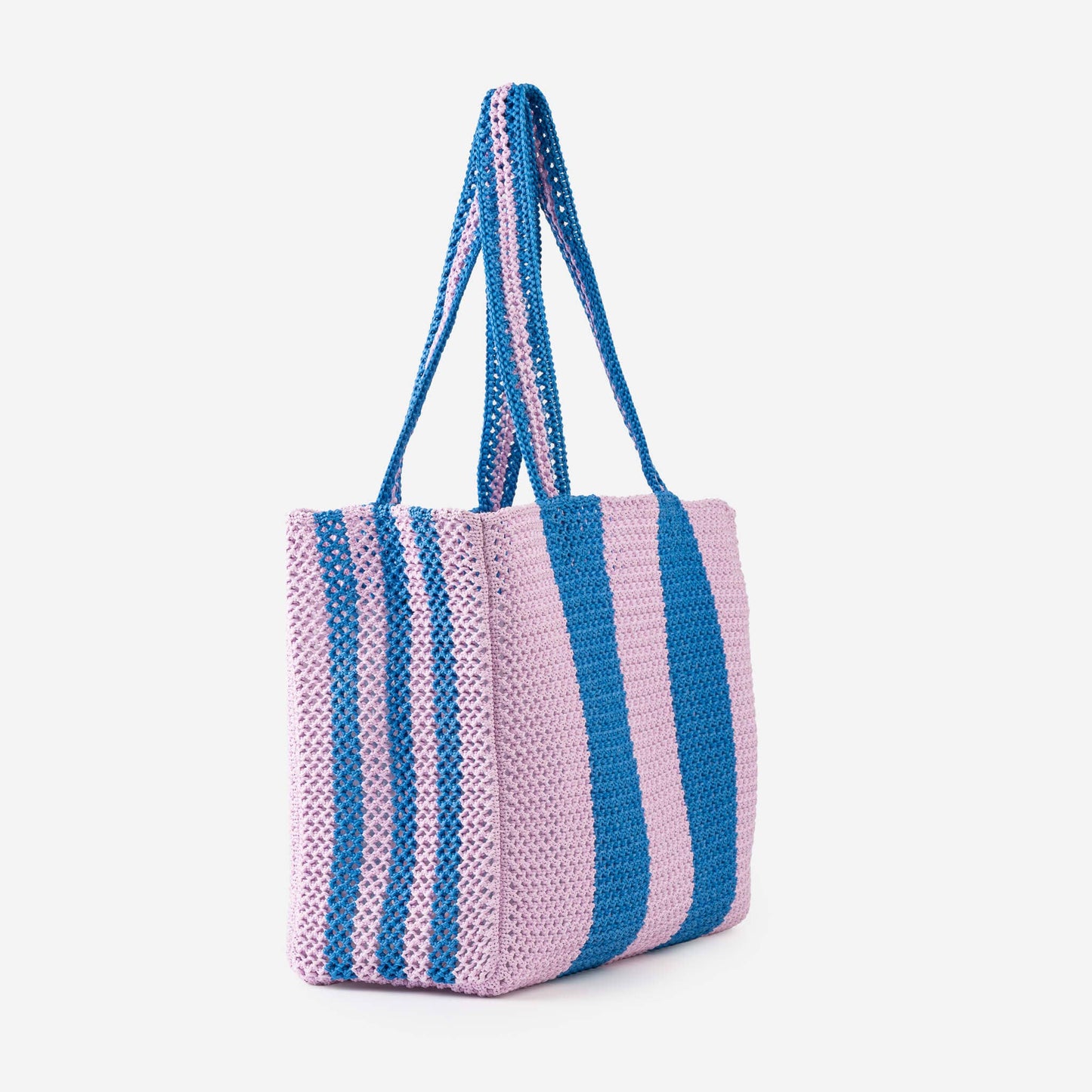 Stripe Raffia Beach Tote