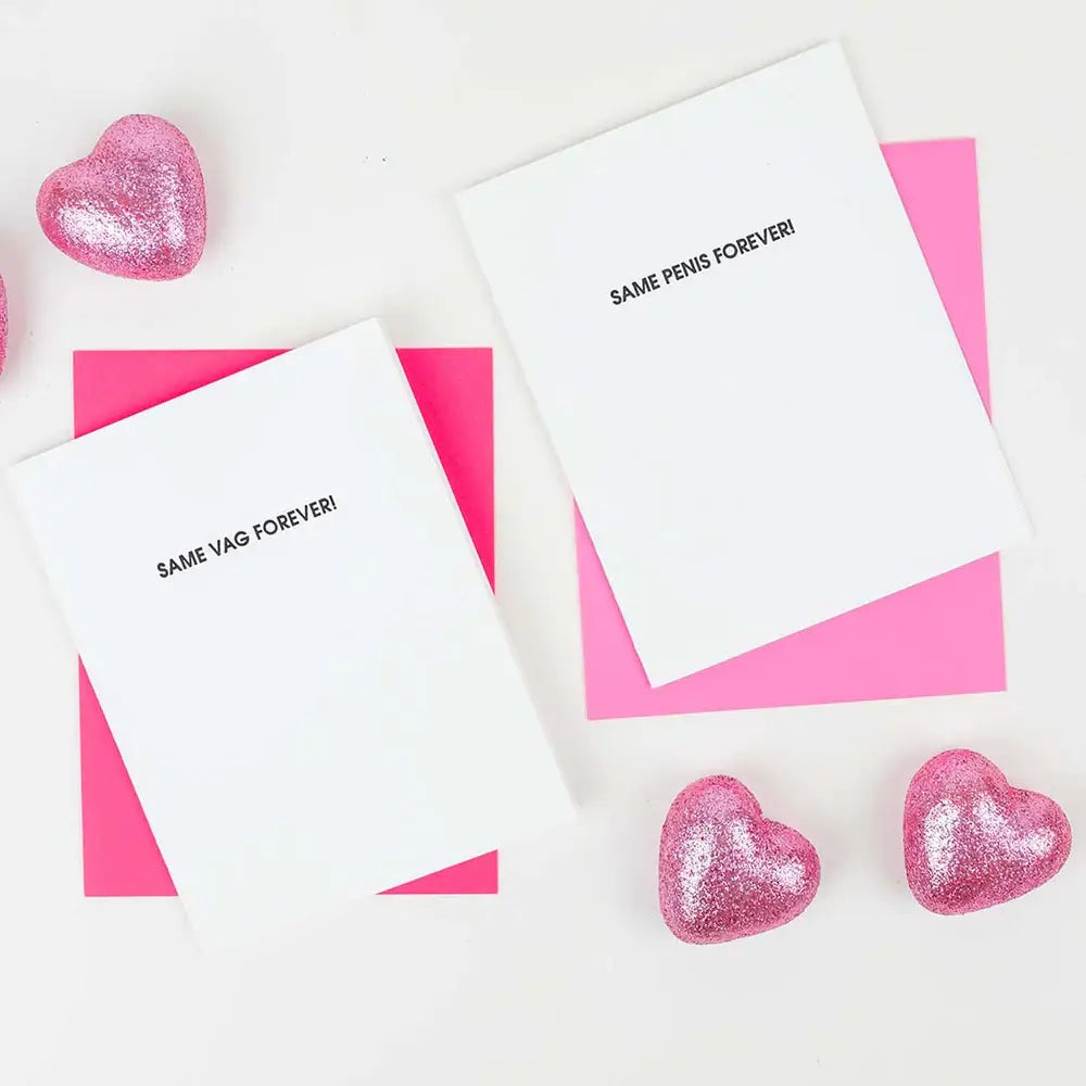 Same Vag Forever - Engagement | Wedding - Letterpress Card