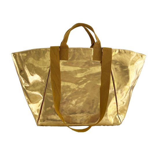 Gold Metallic Chelsea Tote Bag